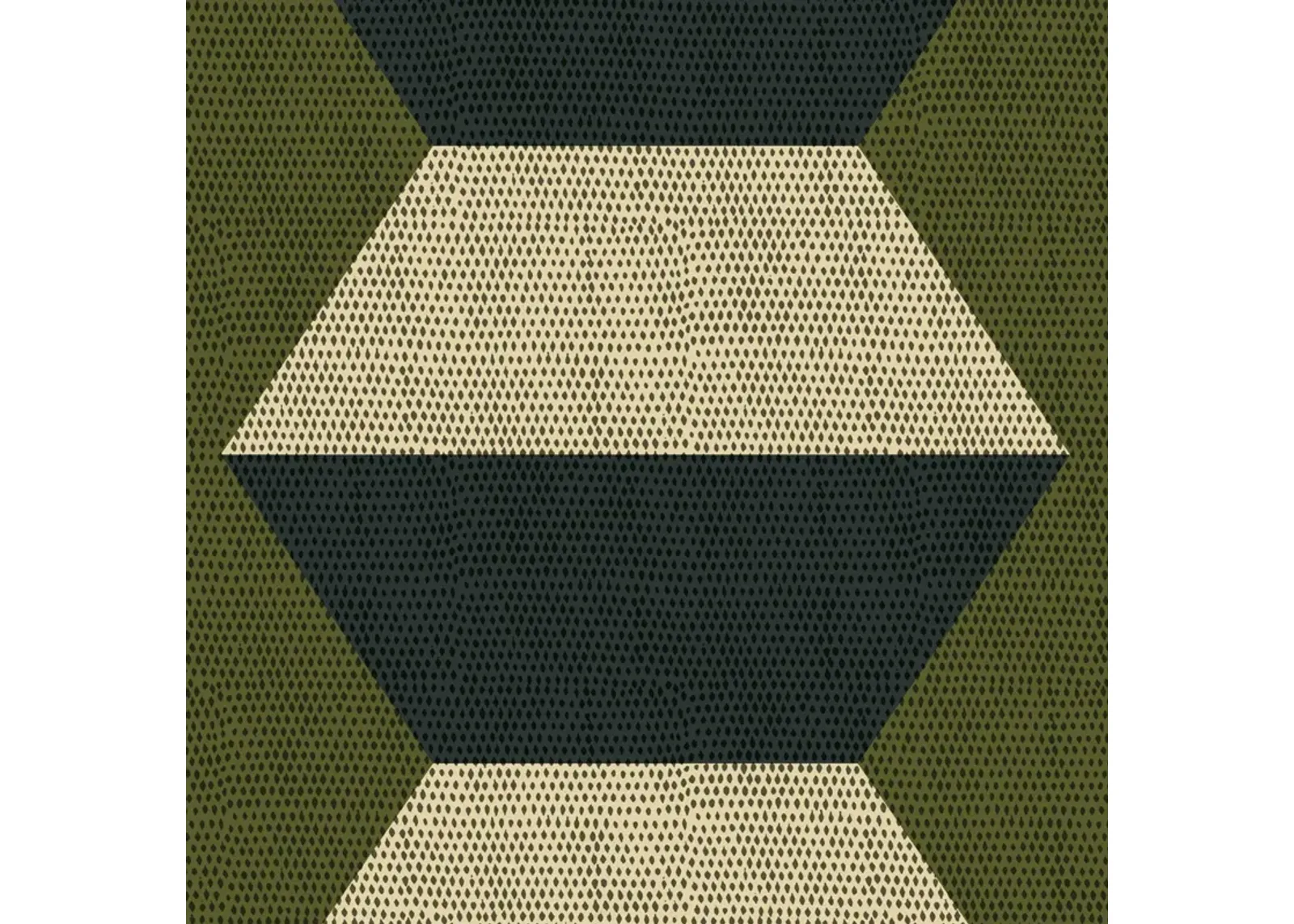 Infinity Blocks Wallpaper - Olive Taupe