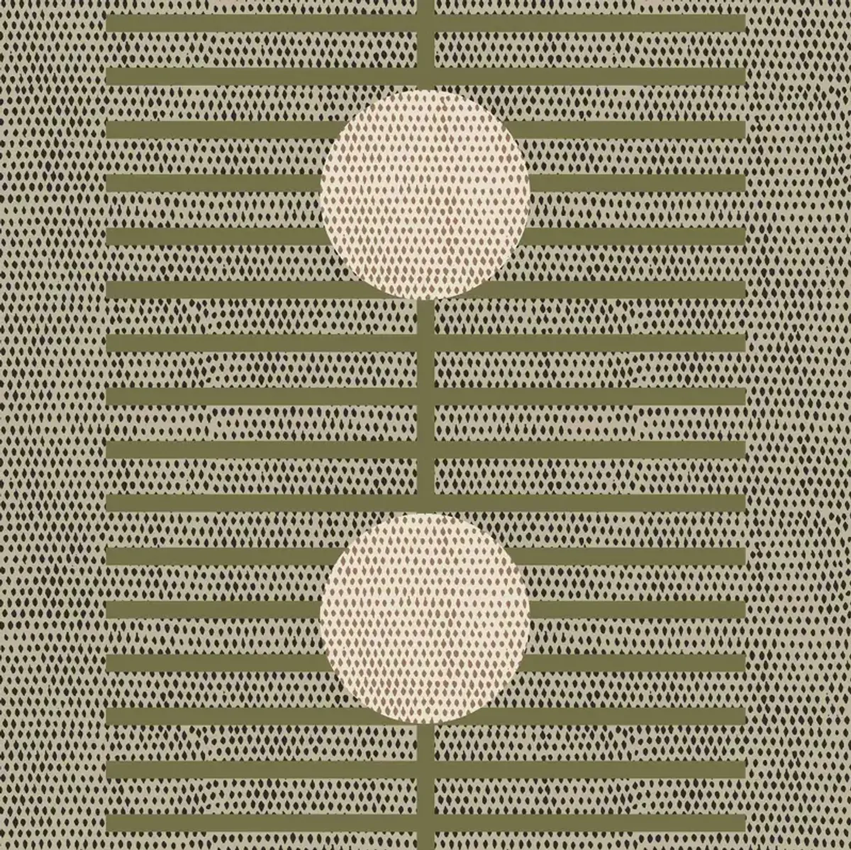 Nomalanga Wallpaper - Olive & Linen