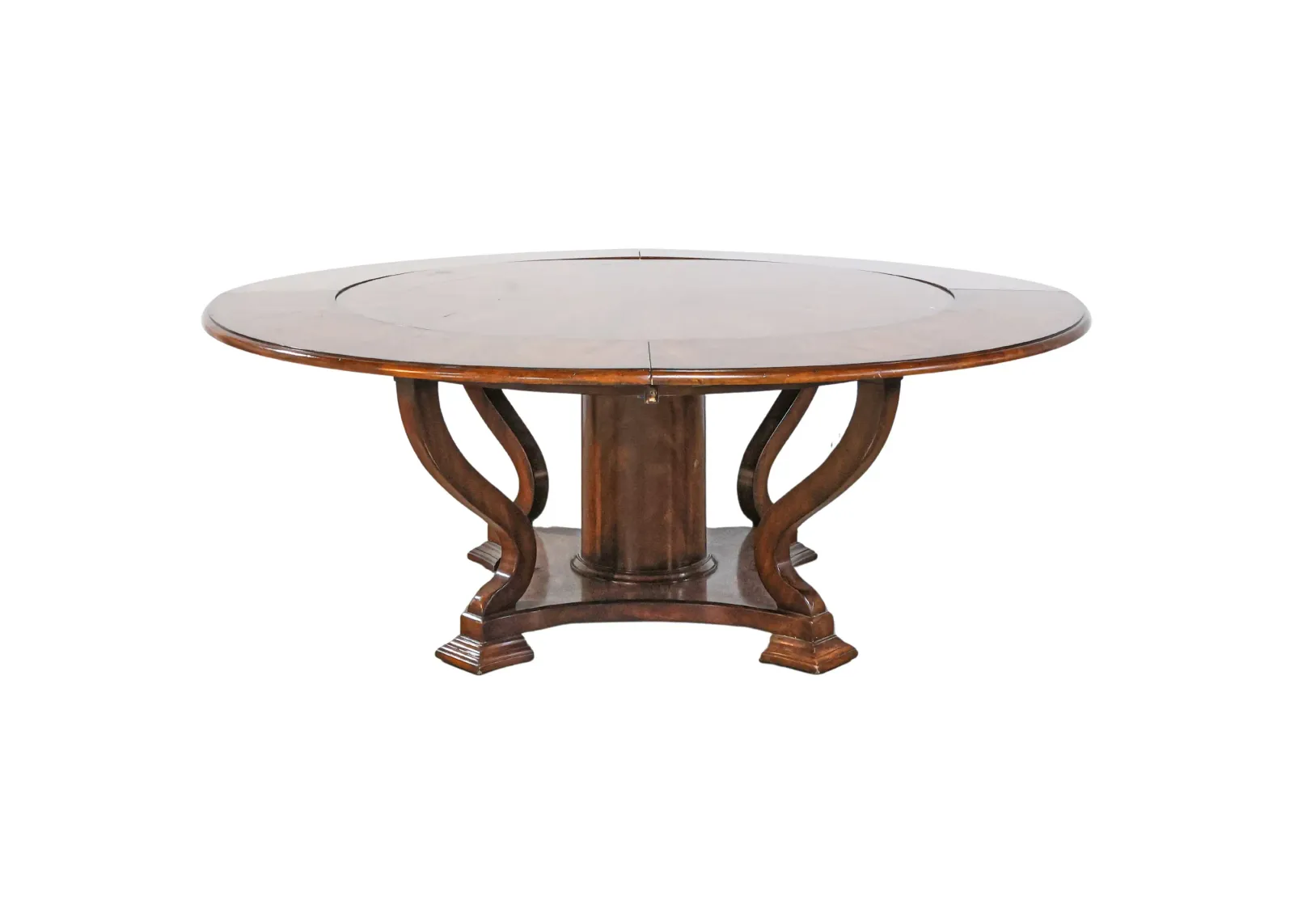 Antique Round Table with Four Leaves