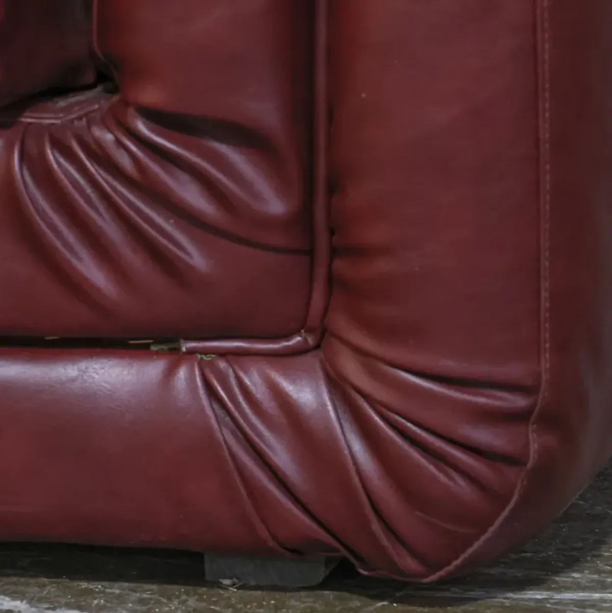 Burgundy Sofa