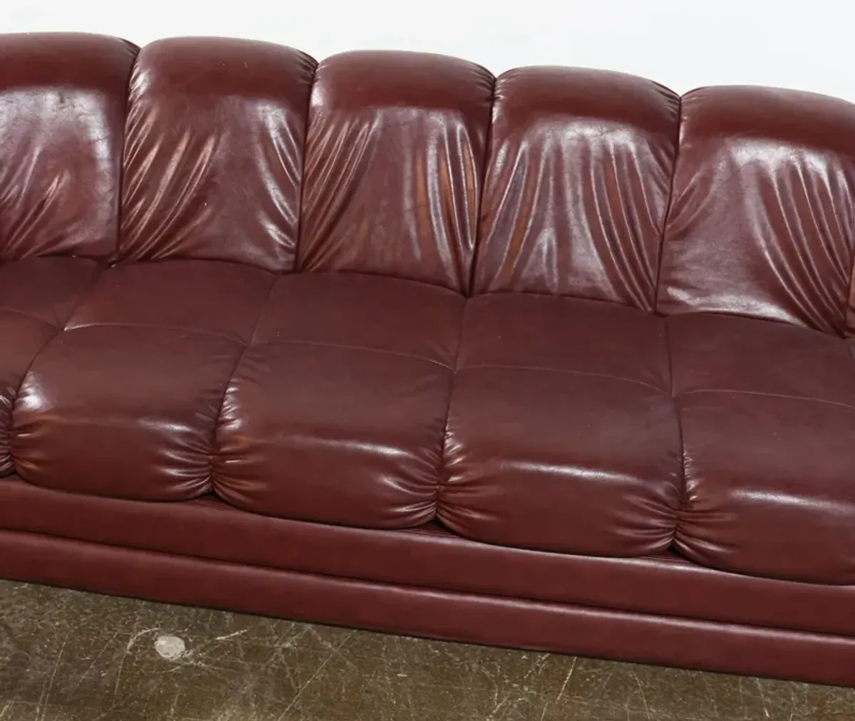 Burgundy Sofa