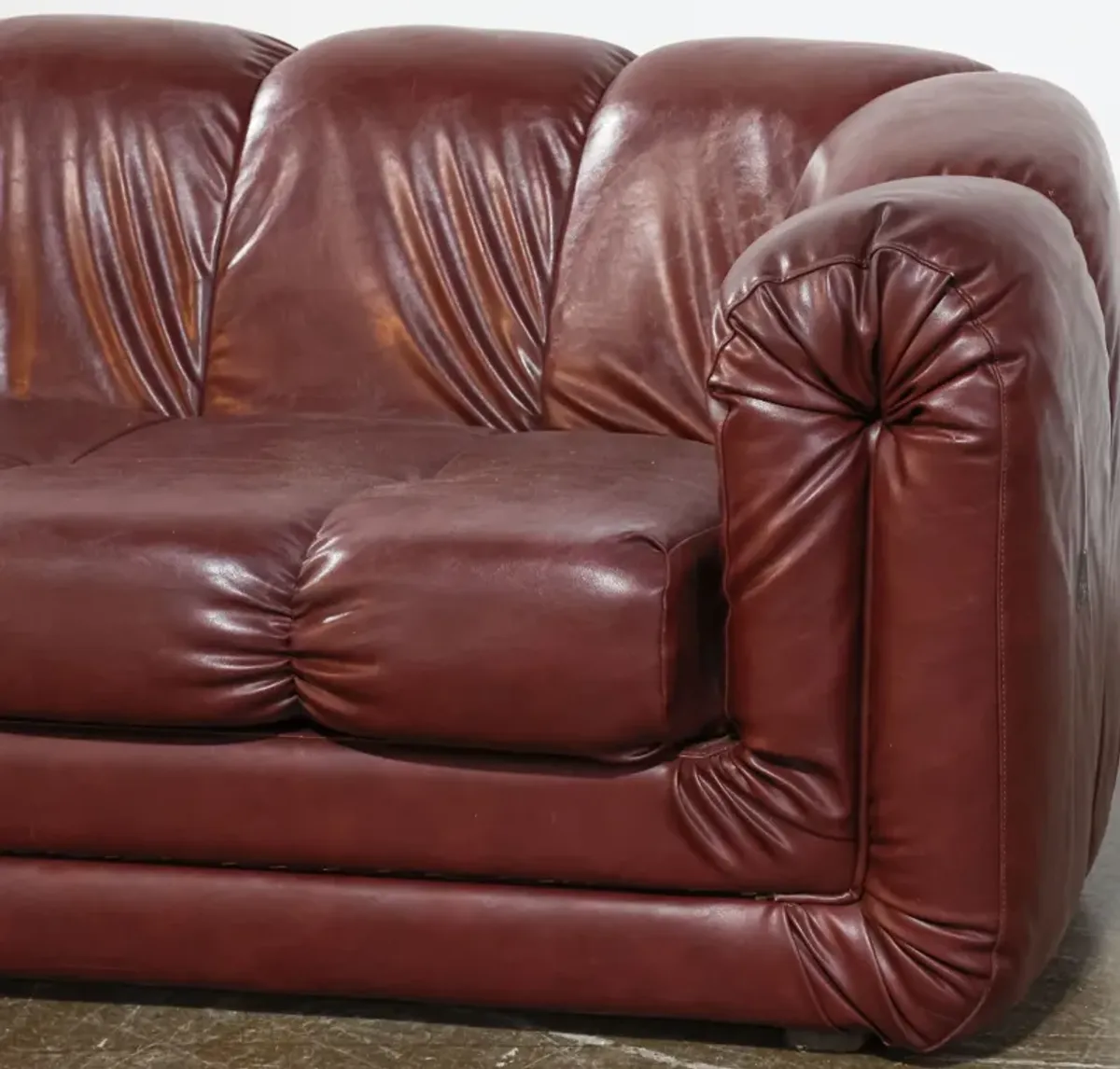 Burgundy Sofa