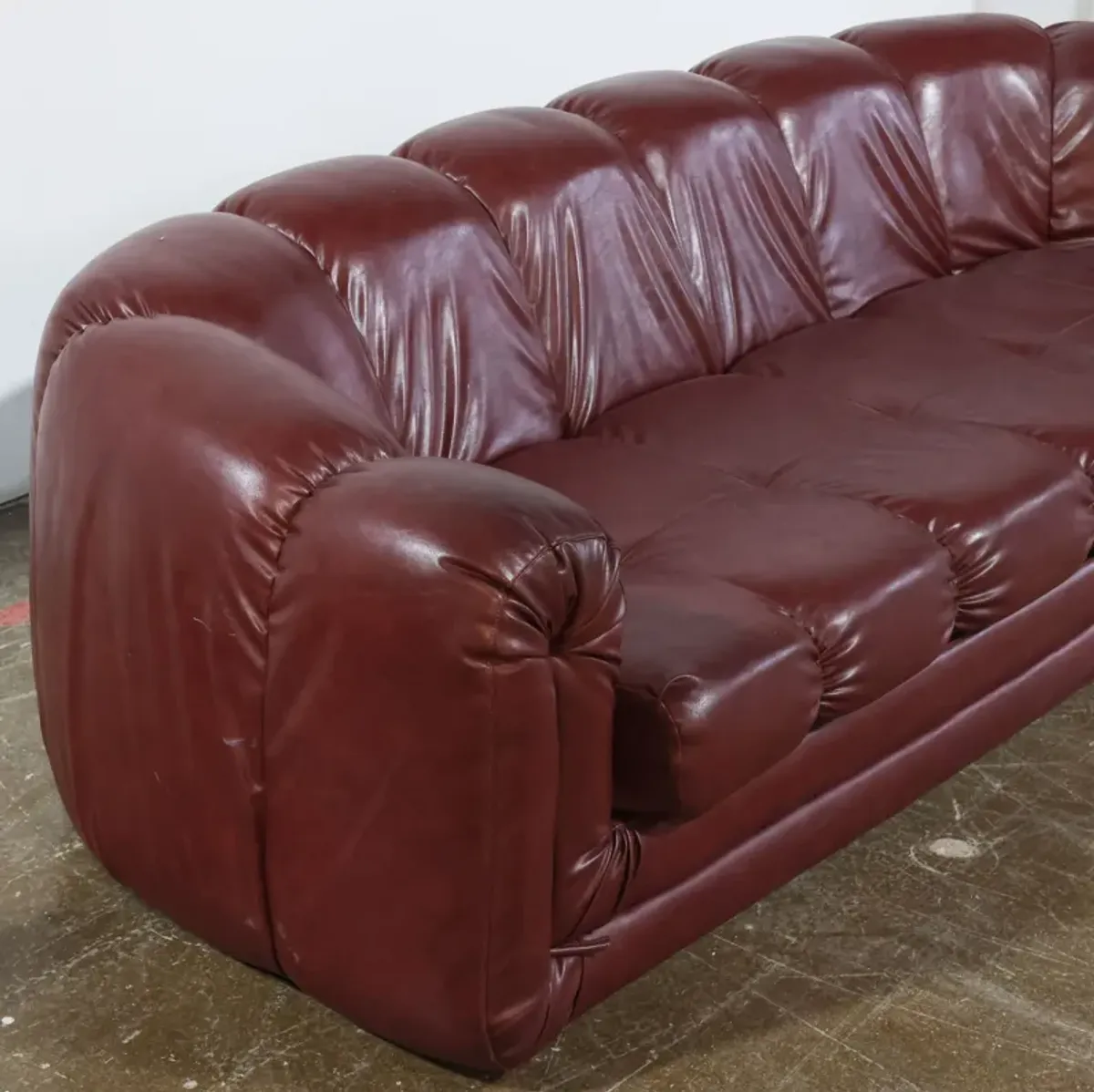 Burgundy Sofa