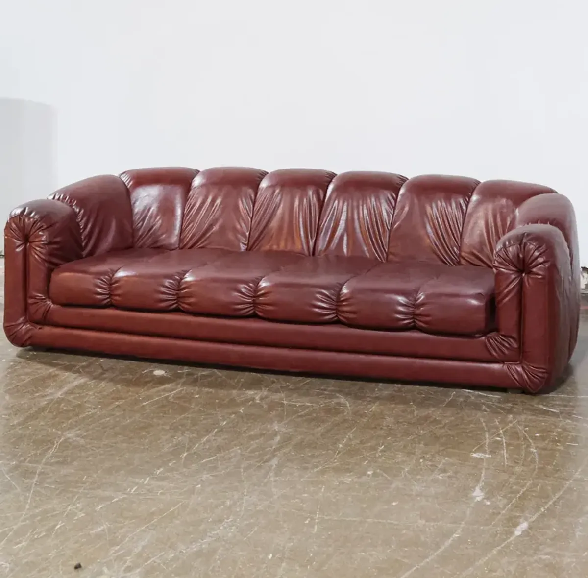 Burgundy Sofa