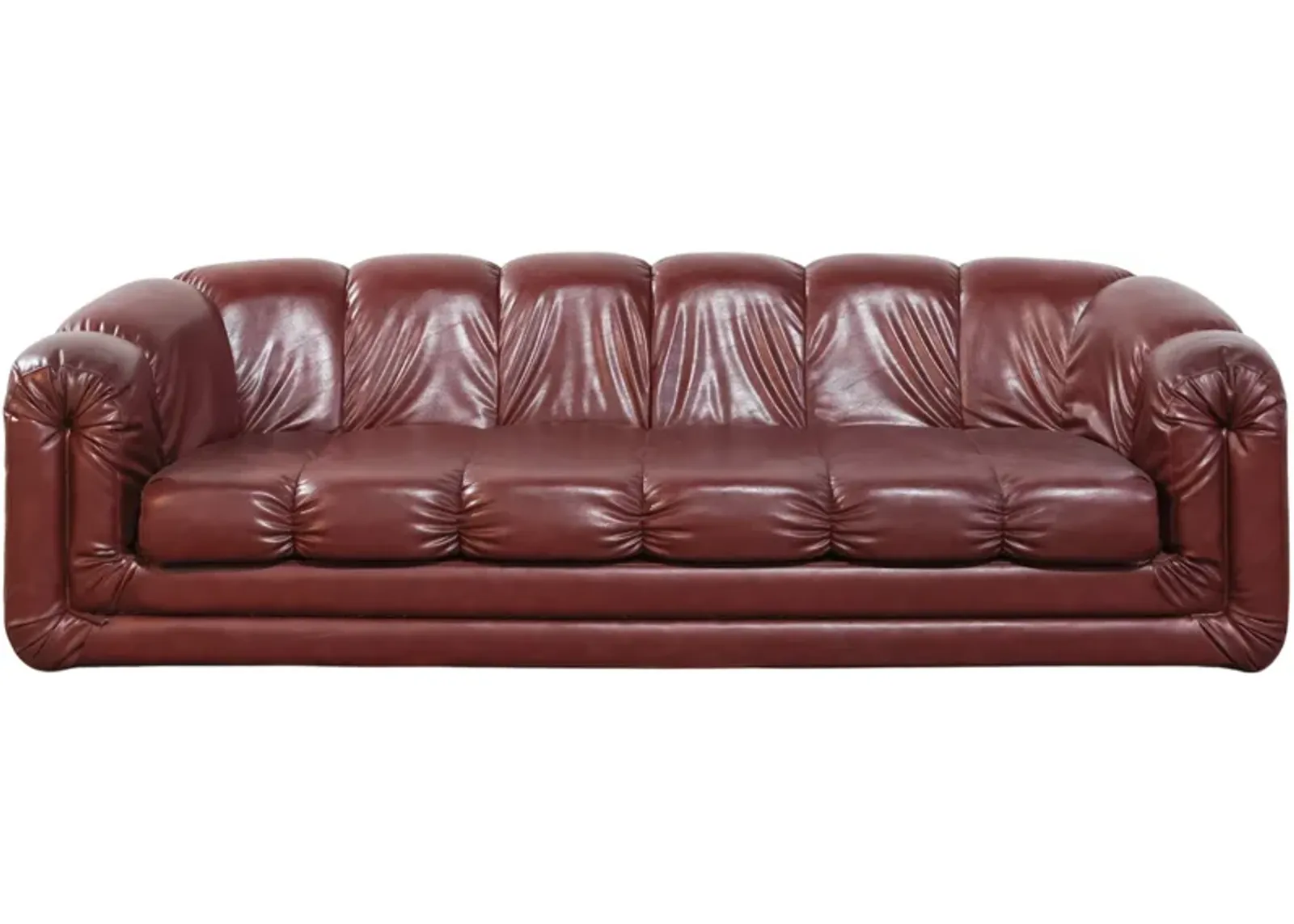 Burgundy Sofa