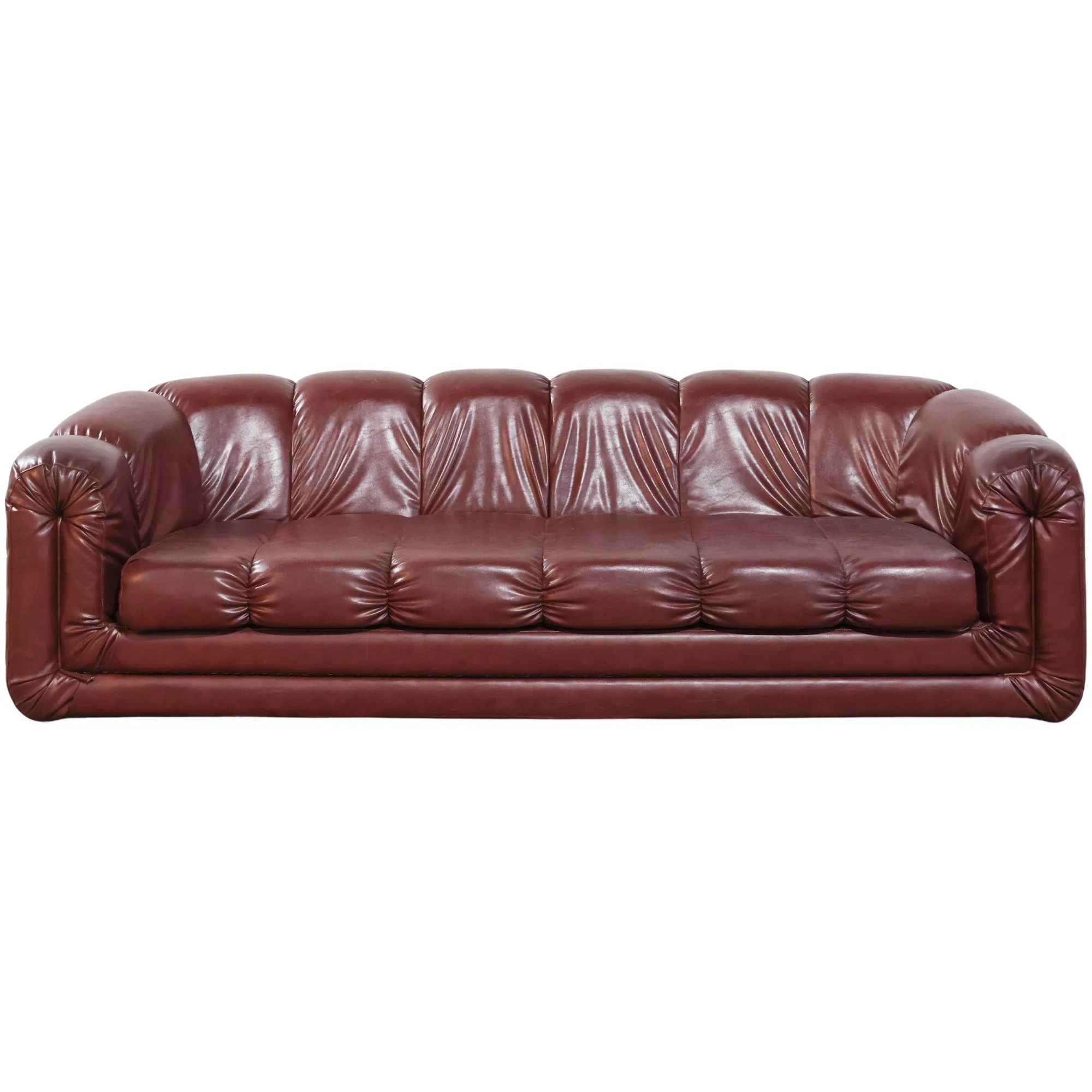 Burgundy Sofa