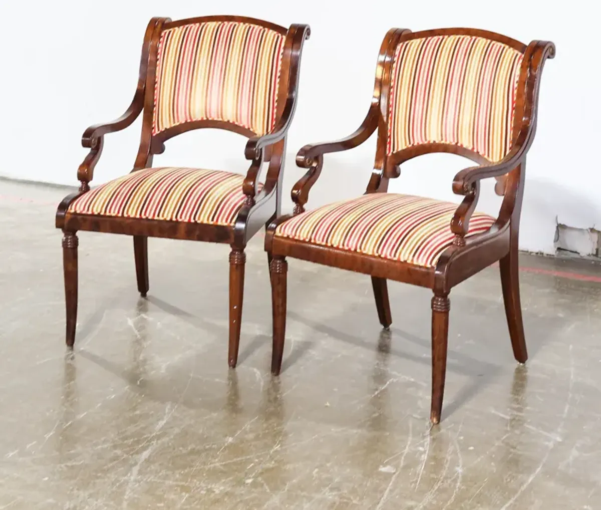 Pair Occasional Chairs by Baker