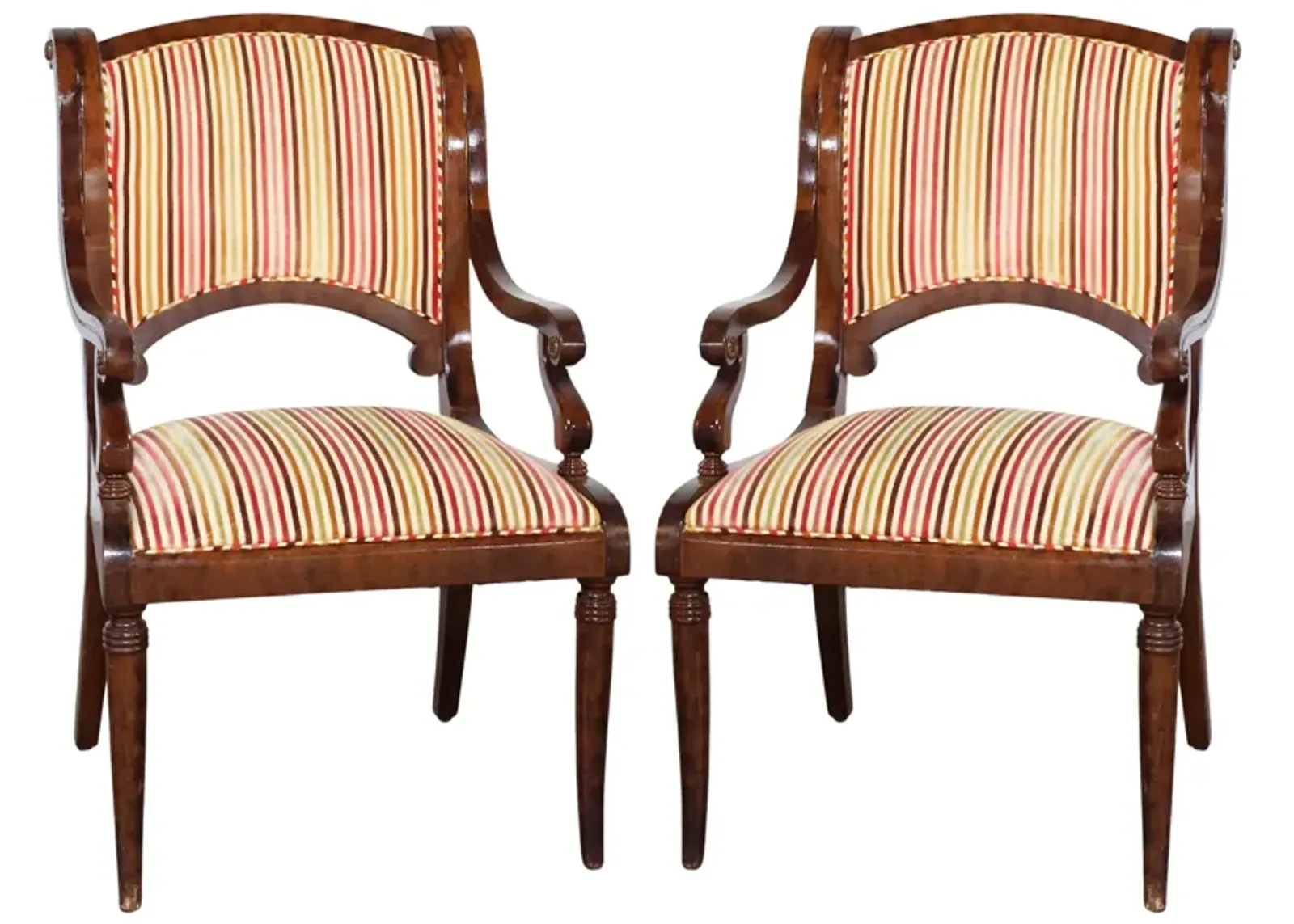 Pair Occasional Chairs by Baker