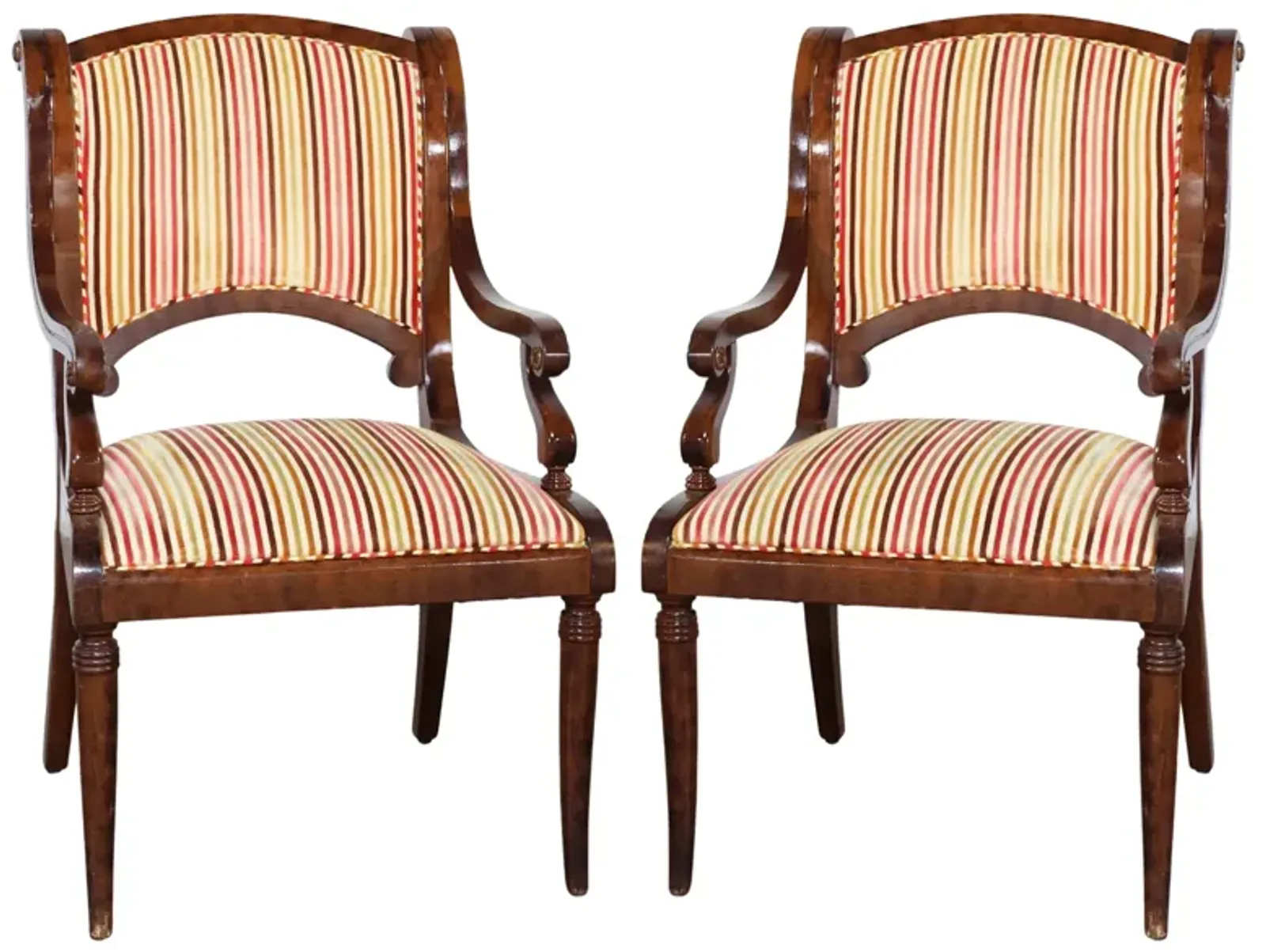 Pair Occasional Chairs by Baker