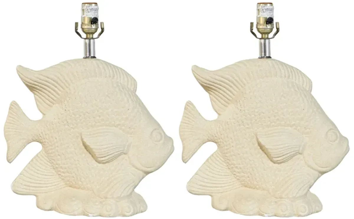 Pair of Fish Lamps