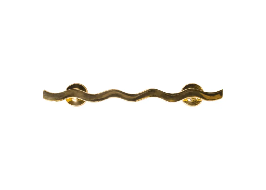 Wavy Brass Handle