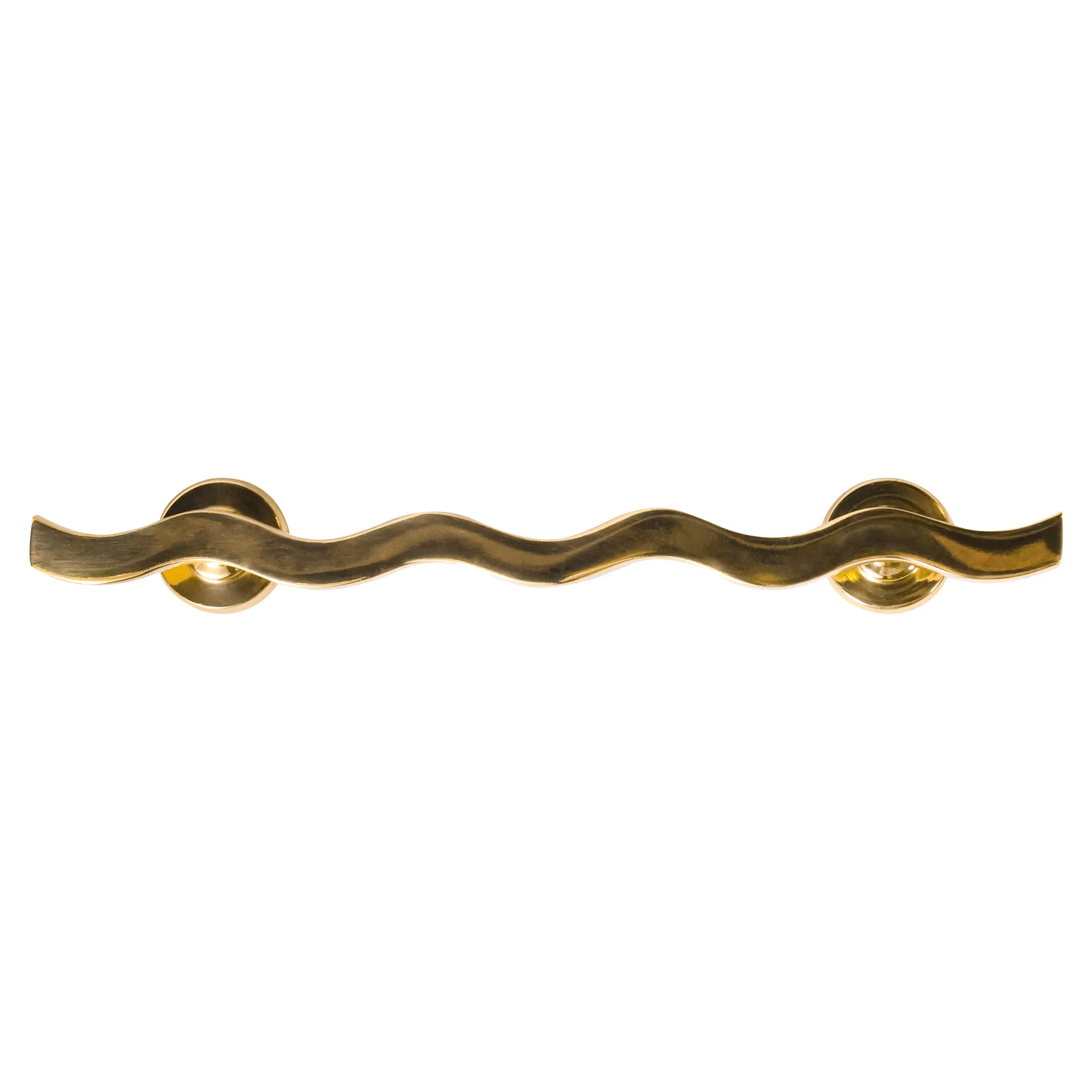 Wavy Brass Handle