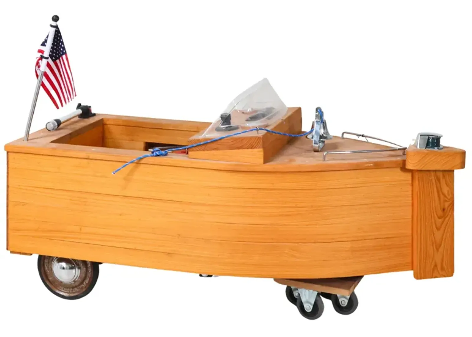 Children's St Andrews Wood Pedal Boat Car