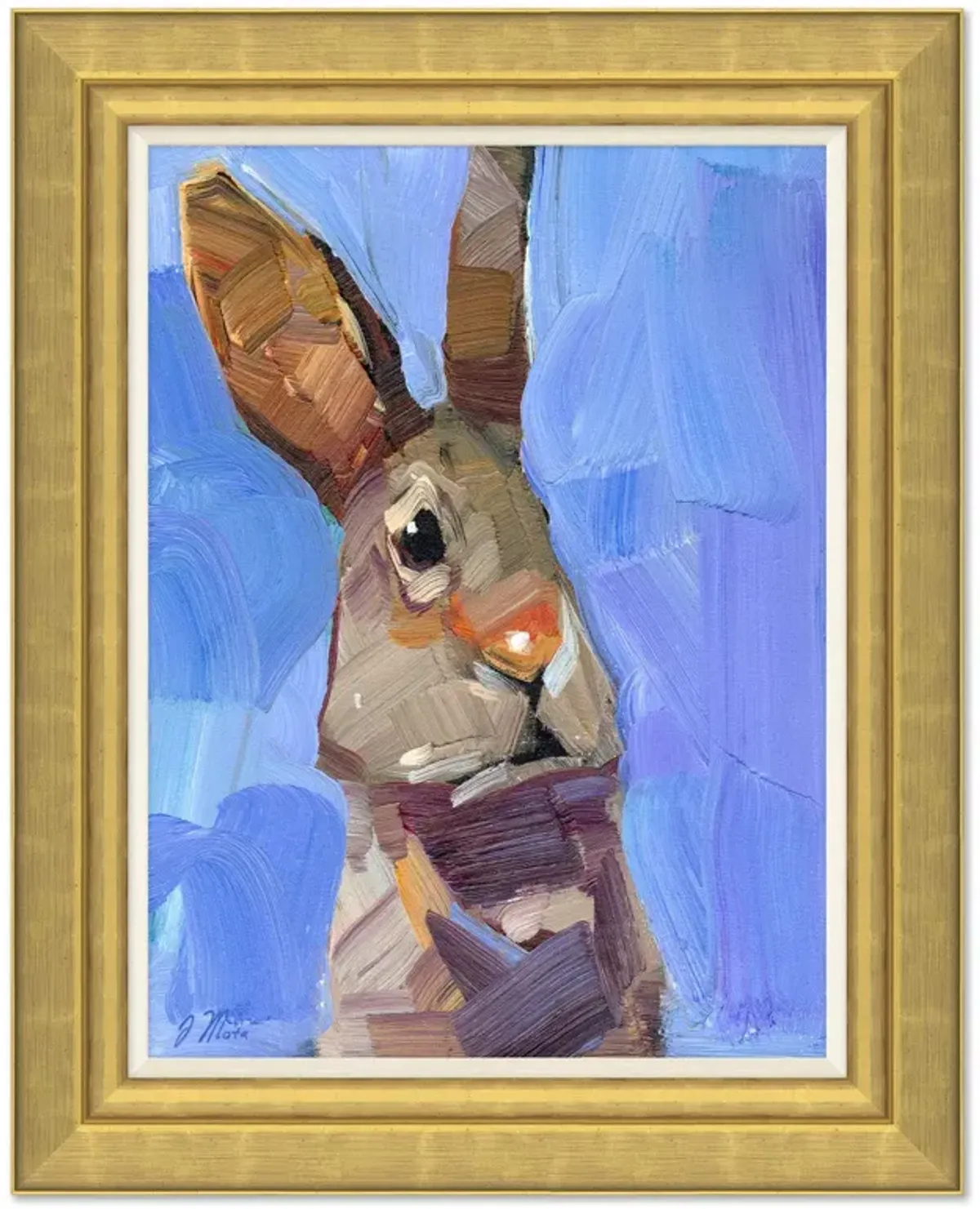 'The Bunny on Canvas' by Joseph Mota