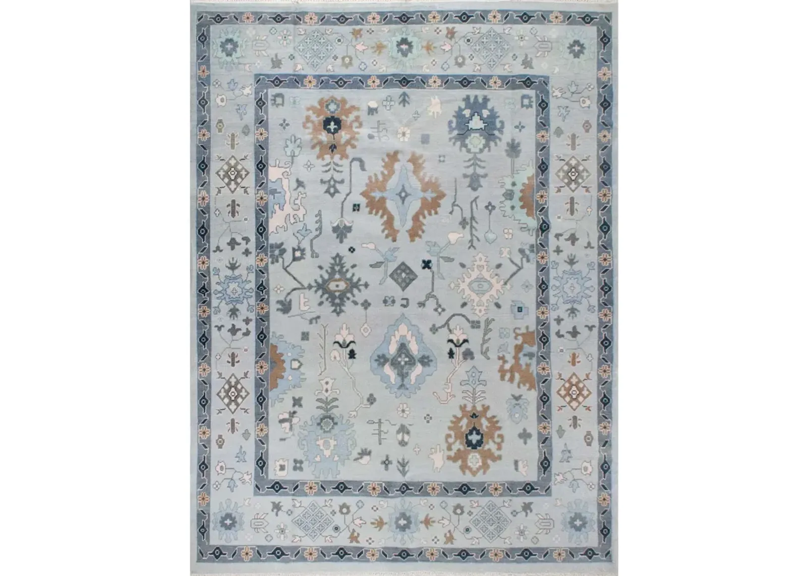 Quick Ship 8x10 Freya Turkish Knot Rug