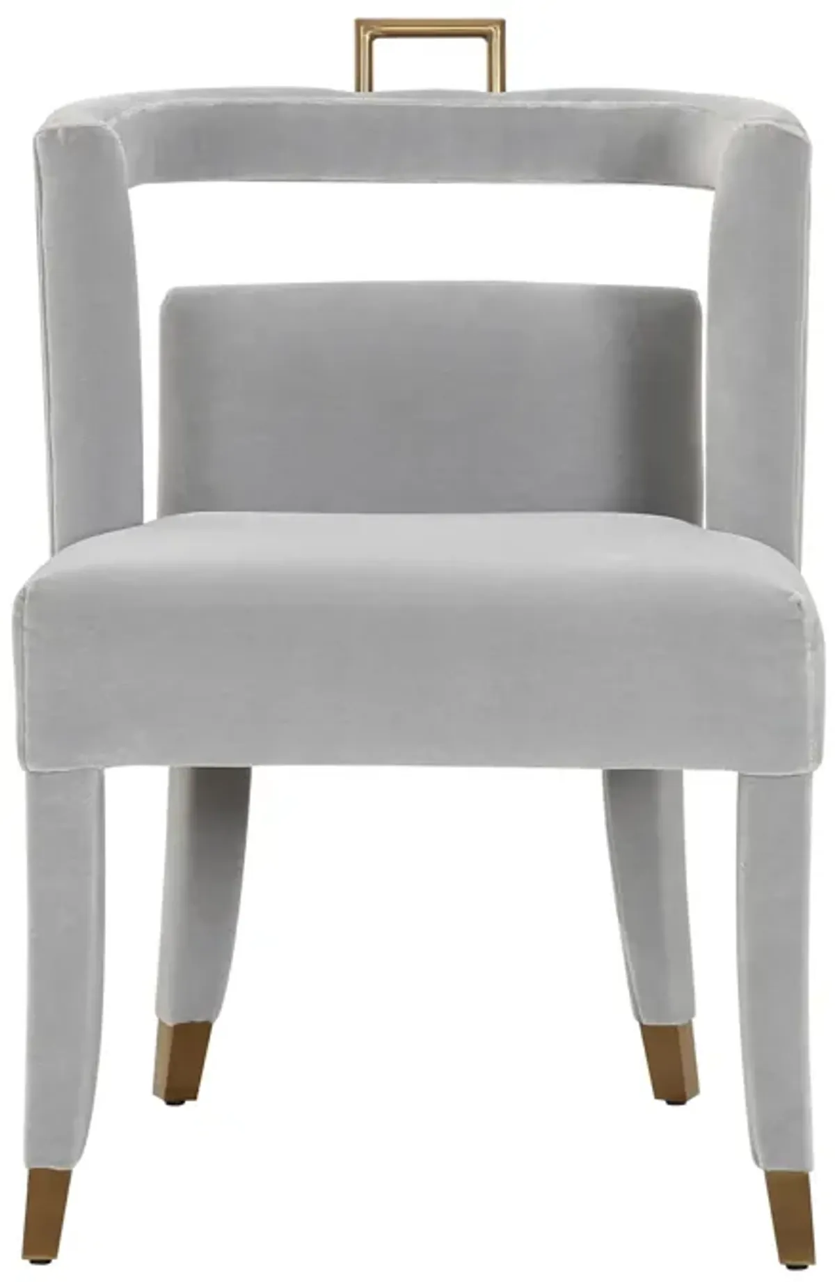 Revelry Dining Chair in Stone Velvet