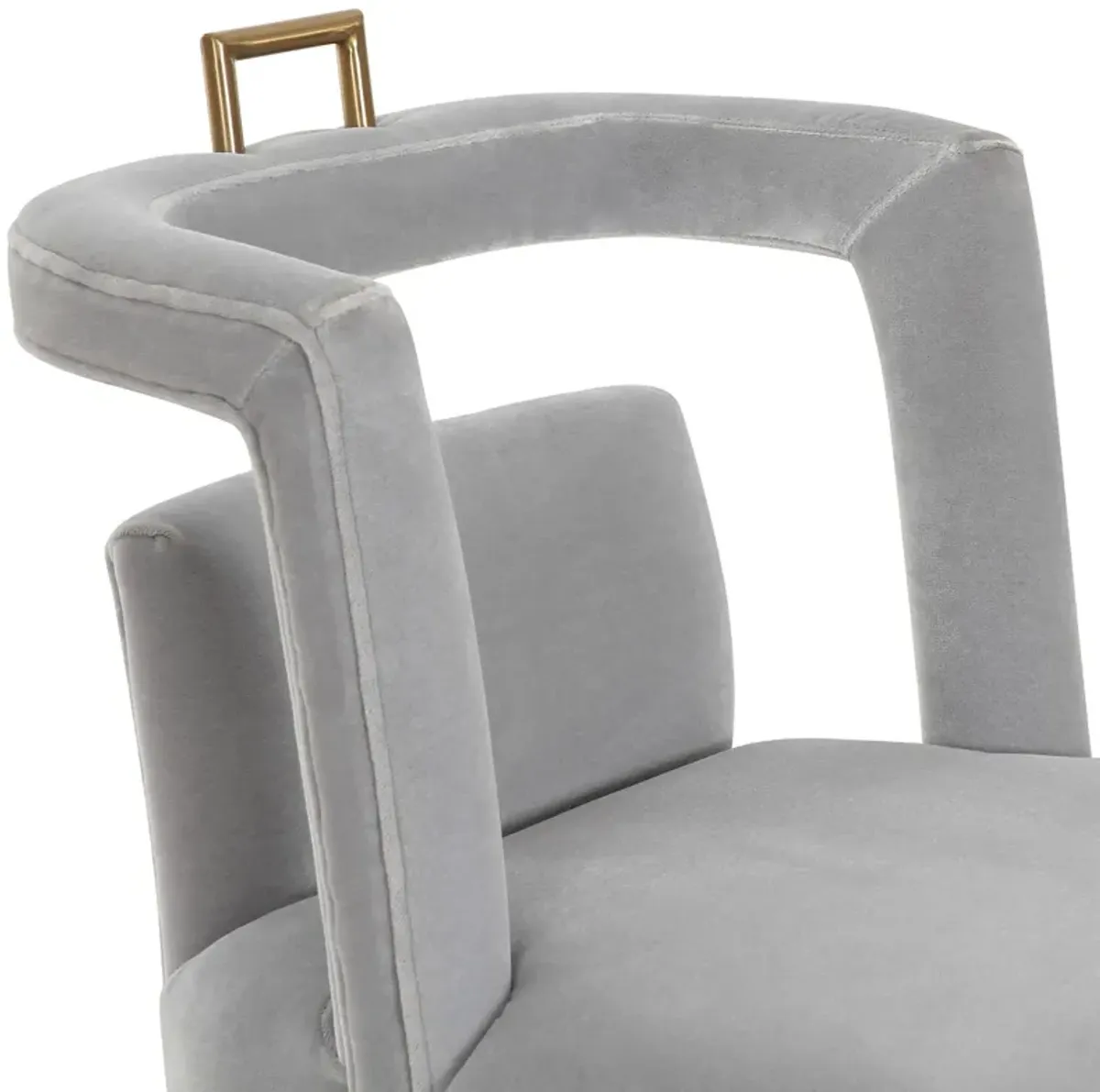 Revelry Dining Chair in Stone Velvet