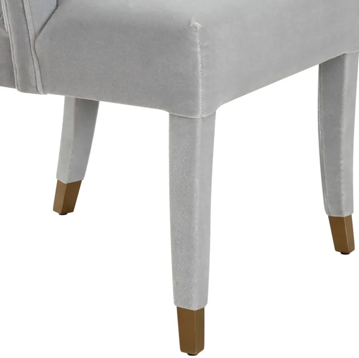 Revelry Dining Chair in Stone Velvet