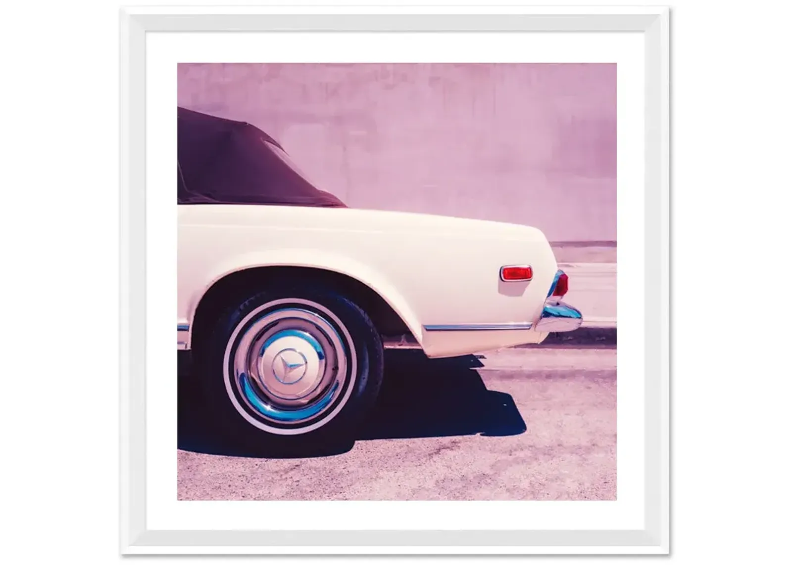 My Other Other Benz Square Print by Jarrod Oram