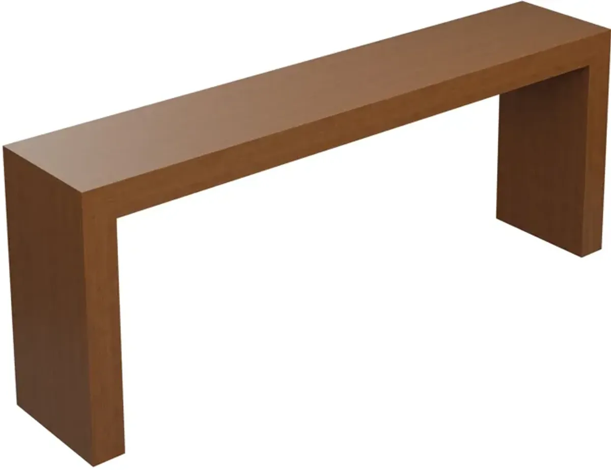 In Stock Savannah Console 80" in Walnut Veneer