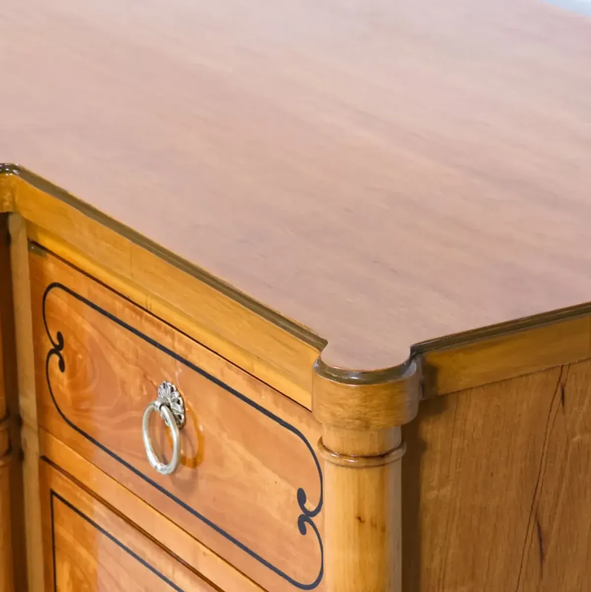 Traditional Dresser with Ring Hardware Restored