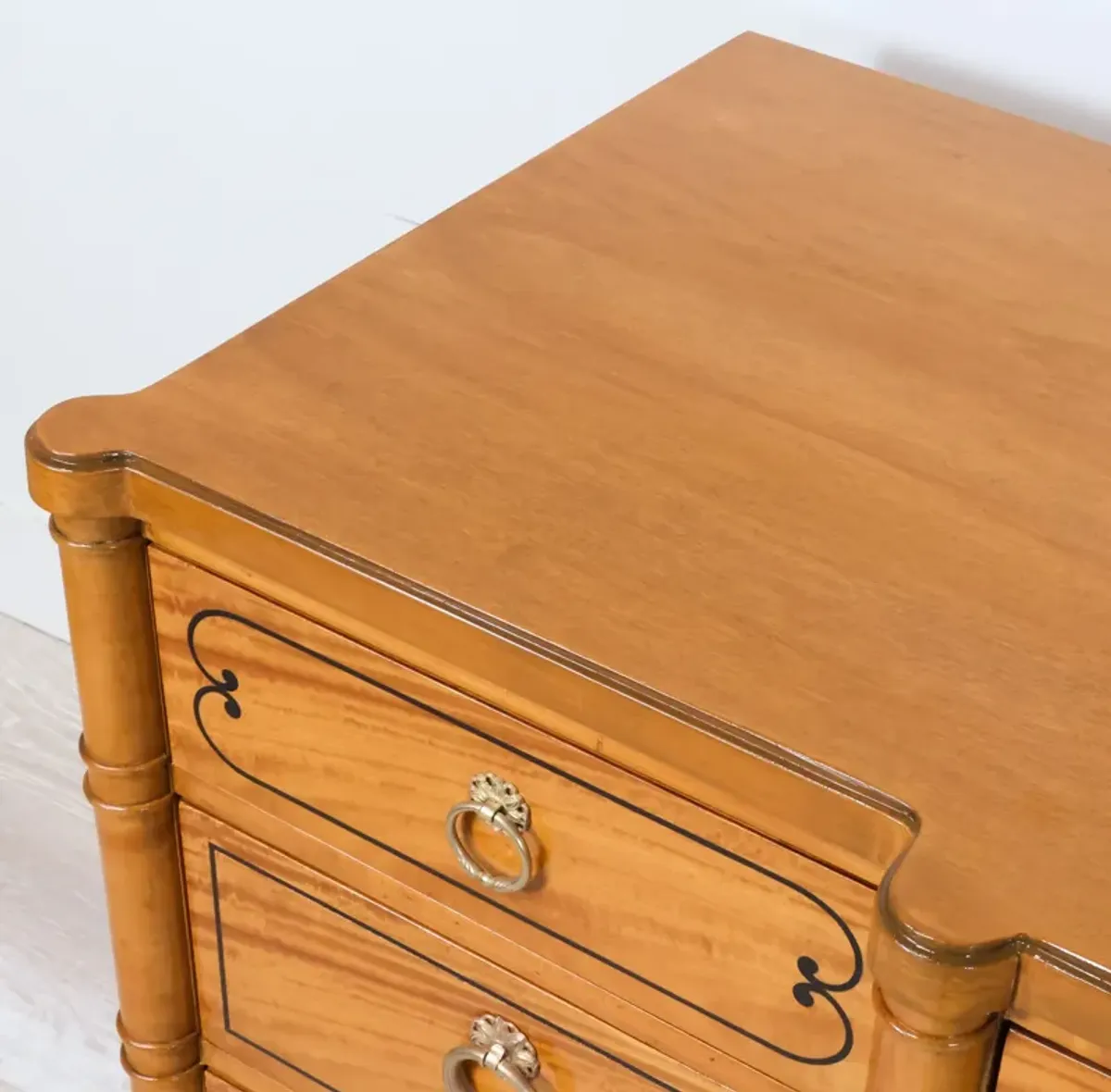 Traditional Dresser with Ring Hardware Restored