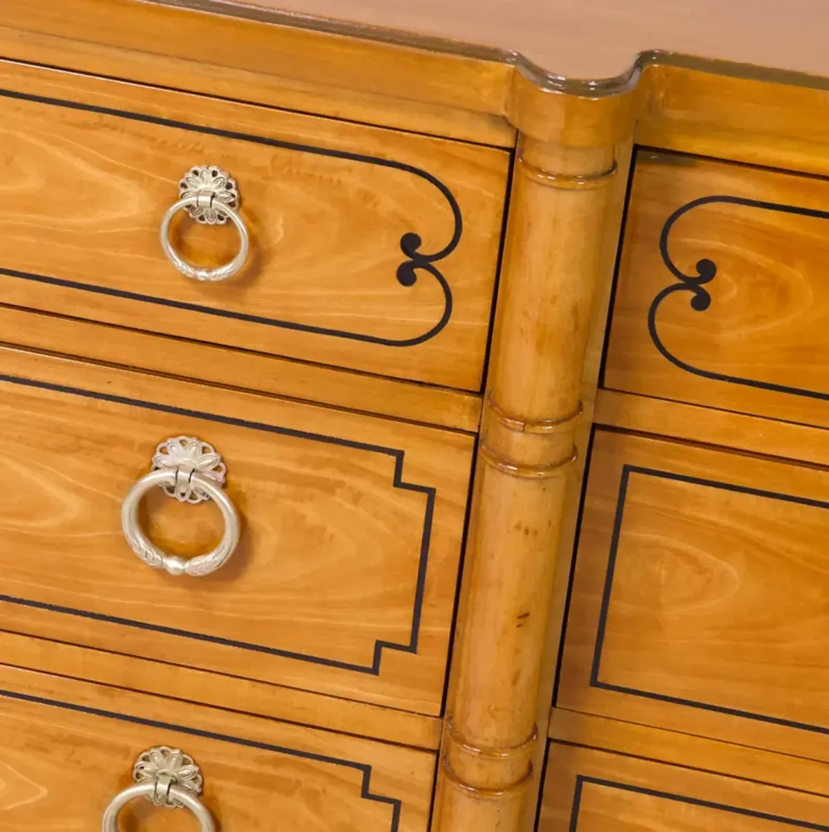 Traditional Dresser with Ring Hardware Restored