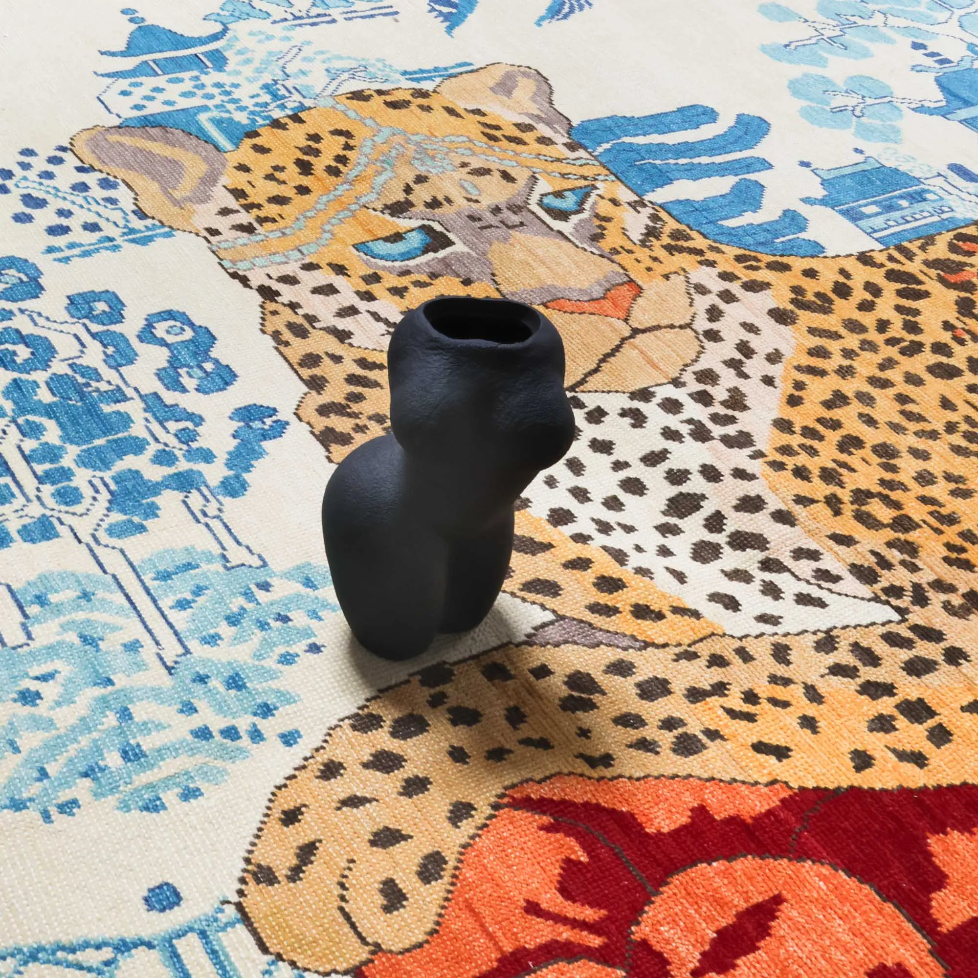 In Stock 3x5 Queen Leopard Rug