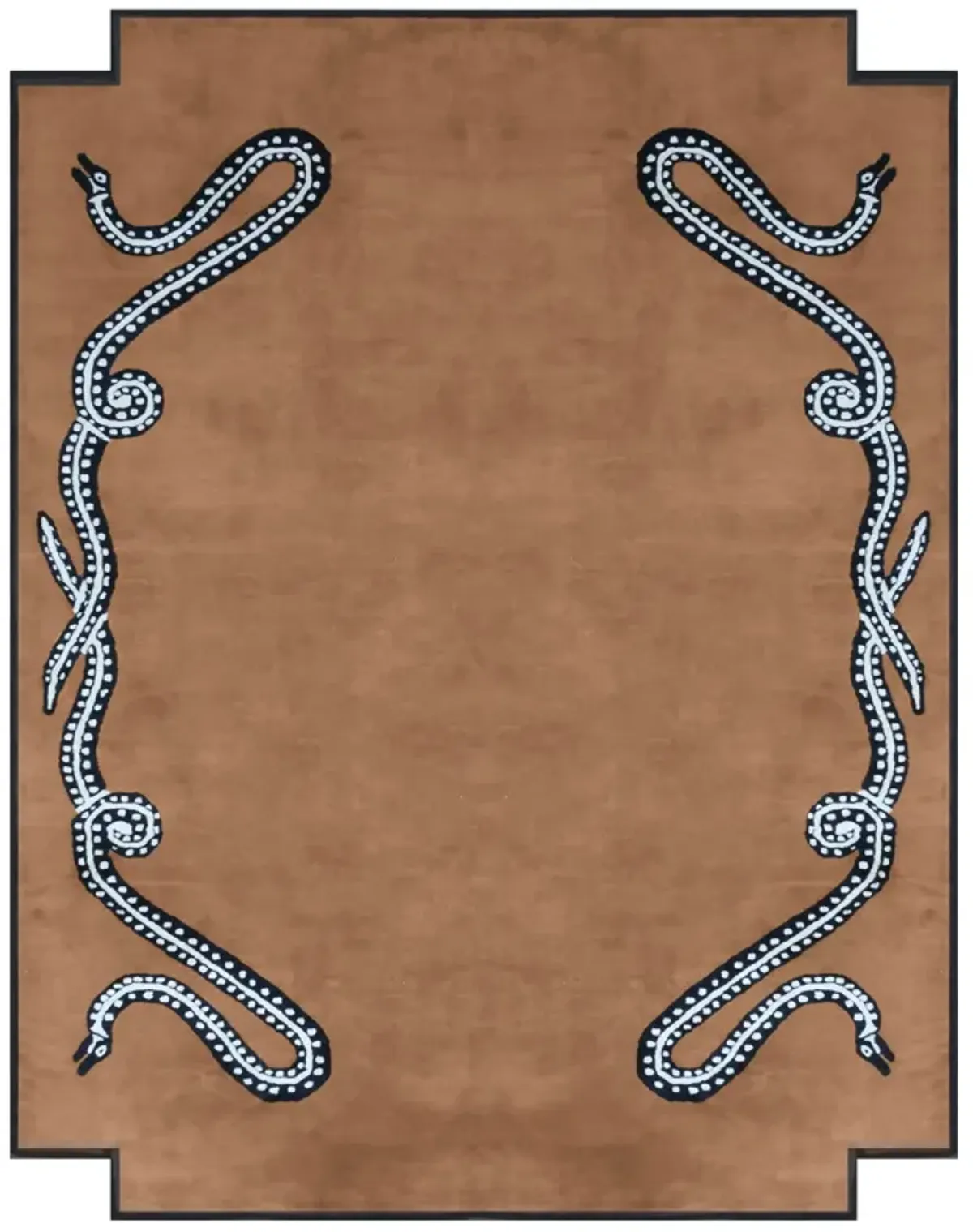 Viper Saddle Tufted Knot Rug