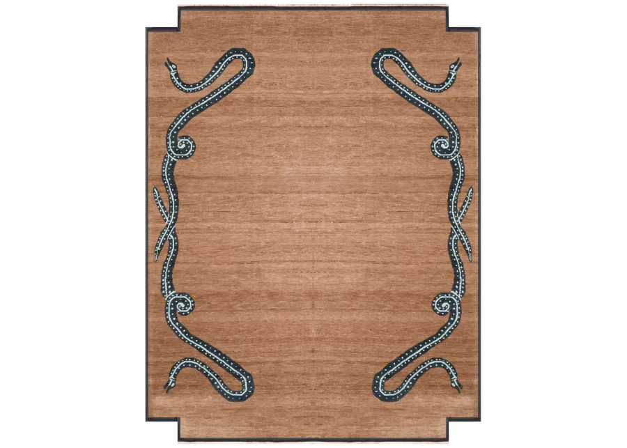 Viper Saddle Turkish Knot Rug