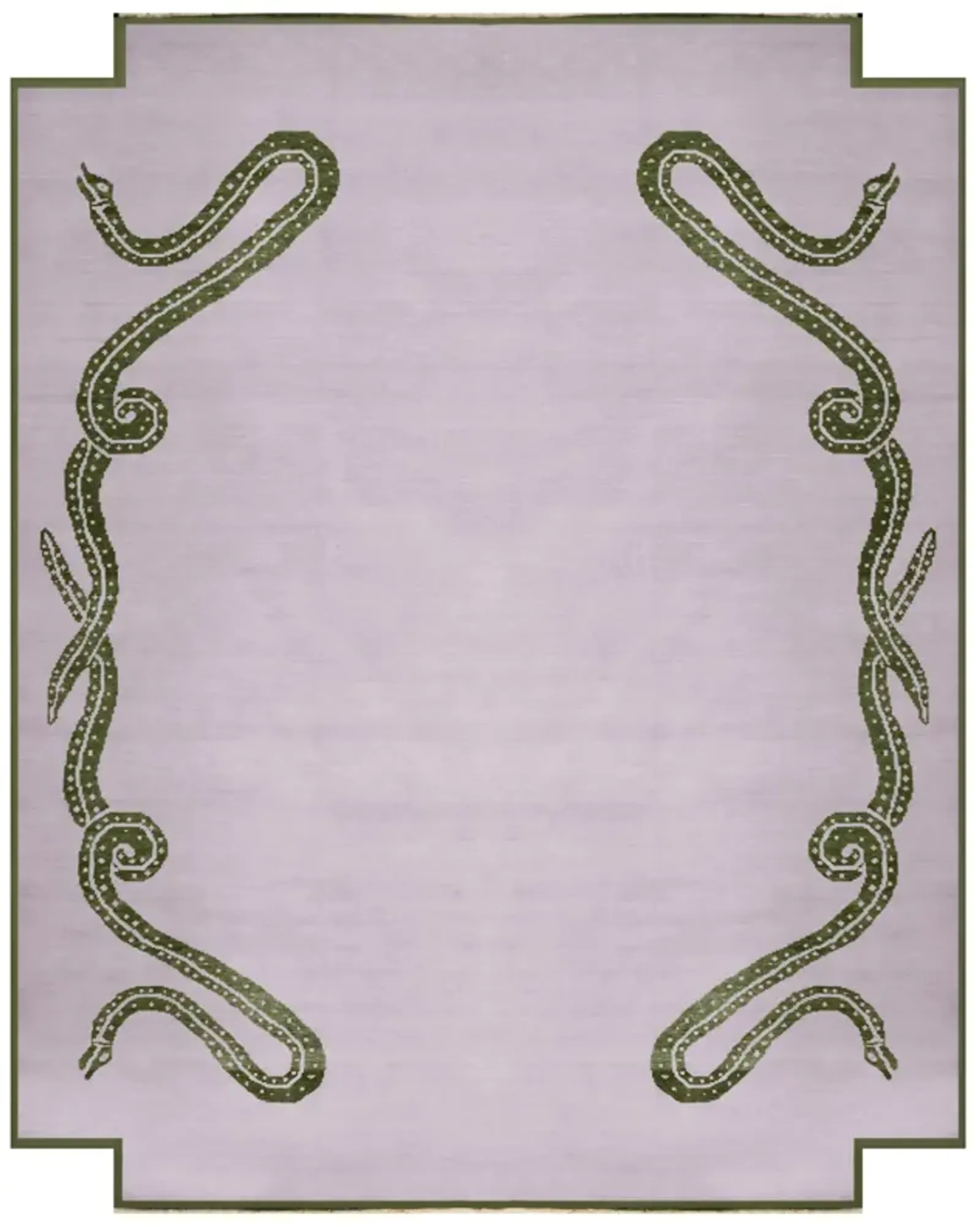 Viper Lilac Turkish Knot Rug