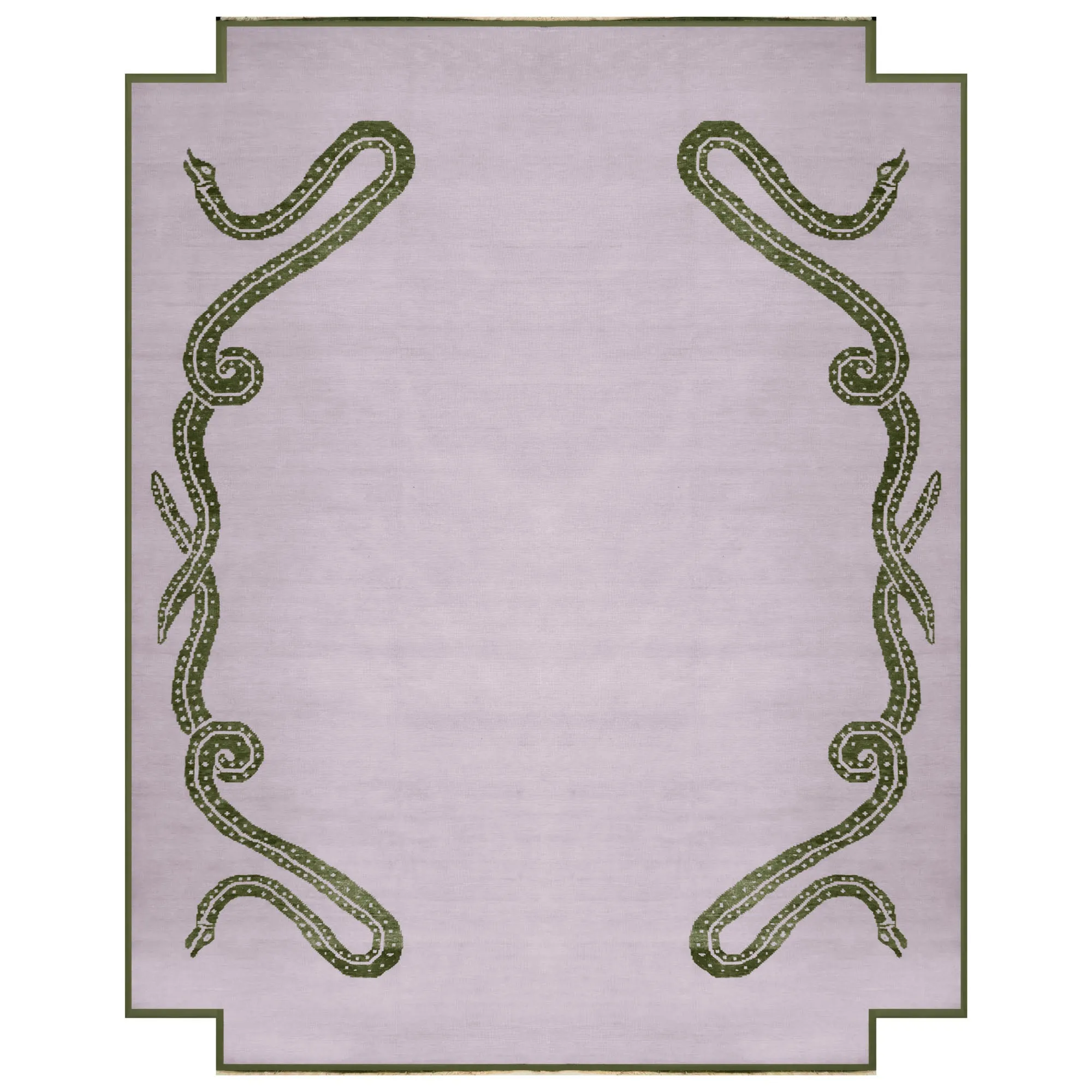 Viper Lilac Turkish Knot Rug