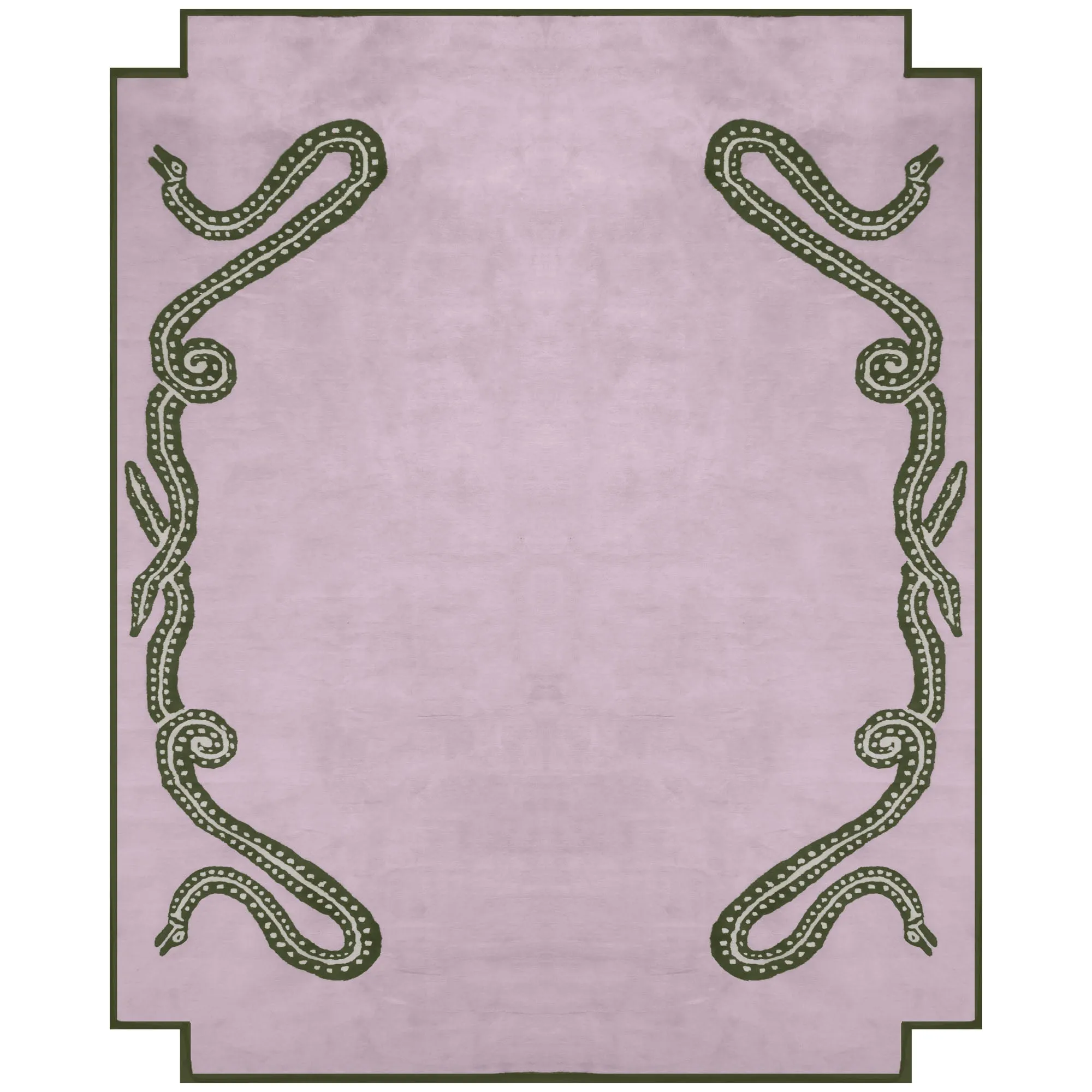 Viper Lilac Tufted Knot Rug