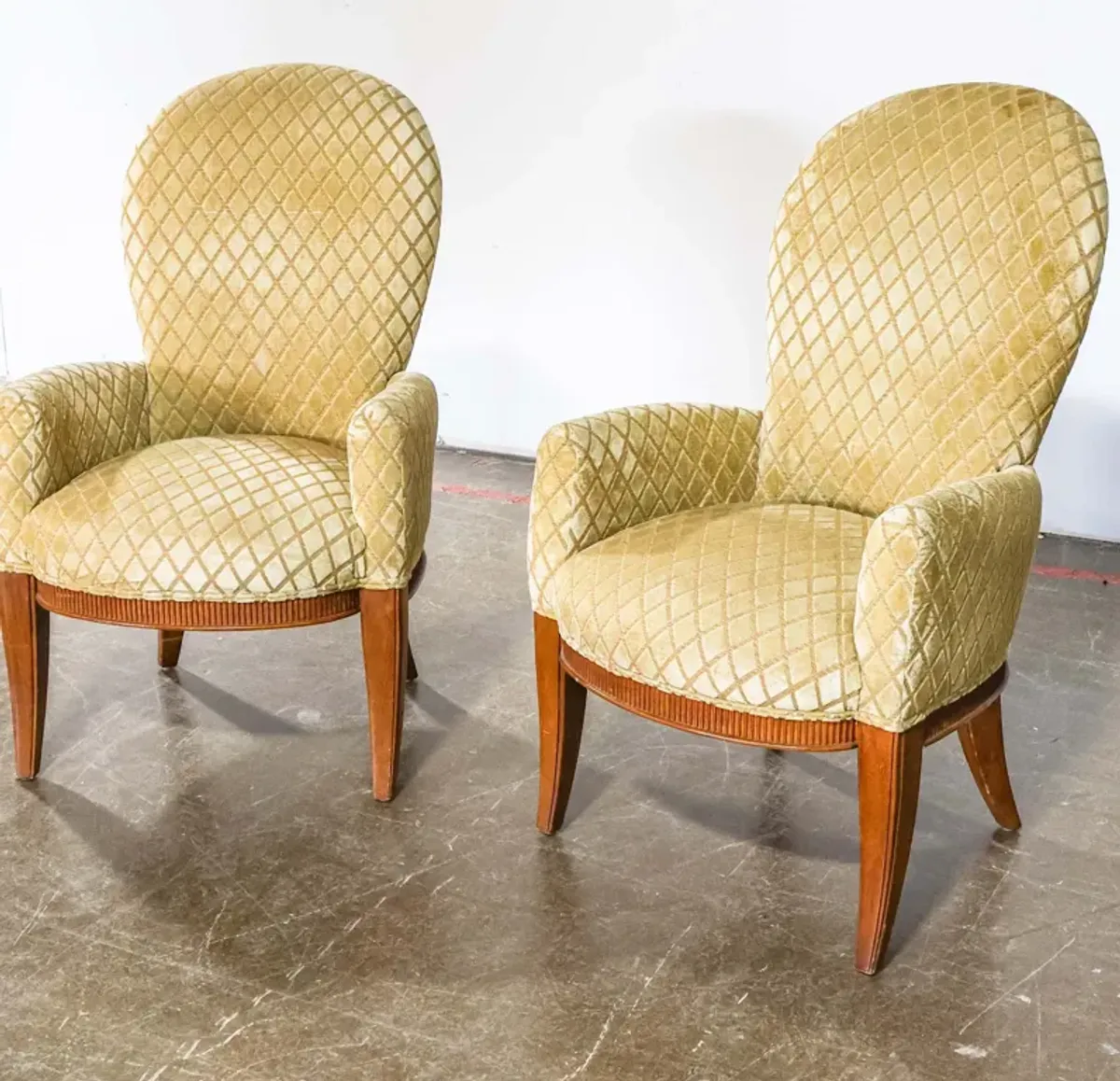 Pair of Art Deco Chairs from Bernhardt