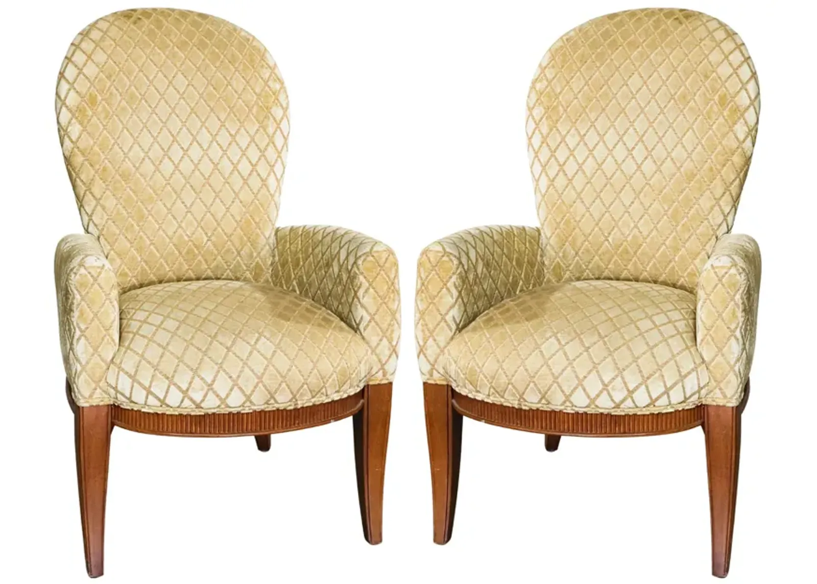 Pair of Art Deco Chairs from Bernhardt