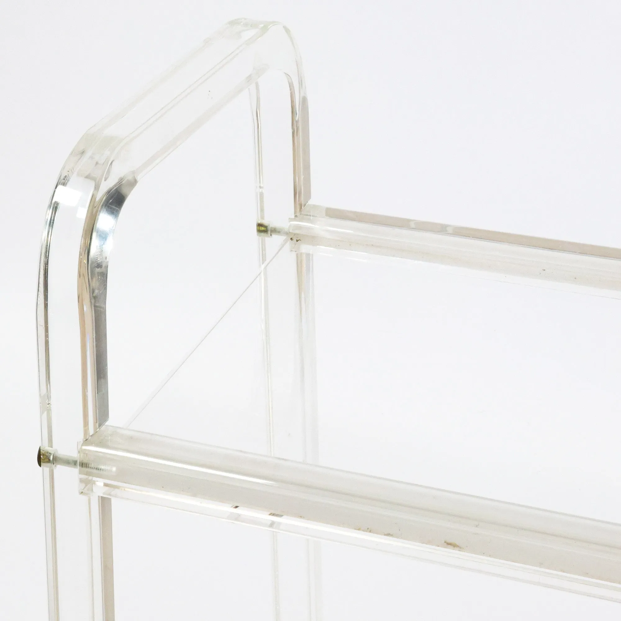 Lucite Bar Cart