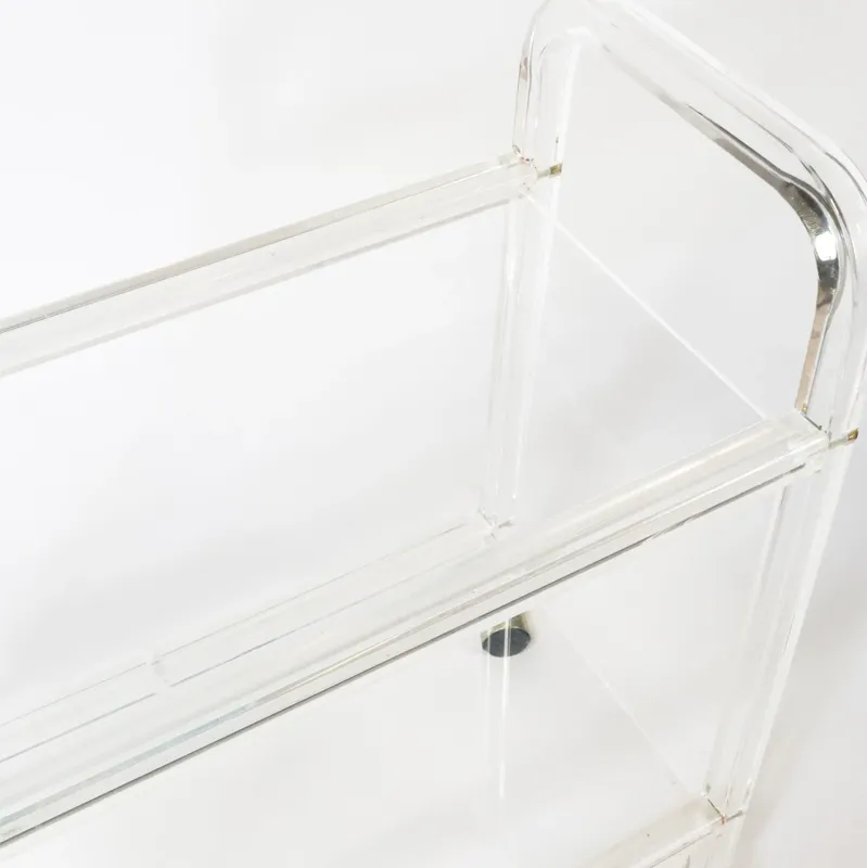 Lucite Bar Cart