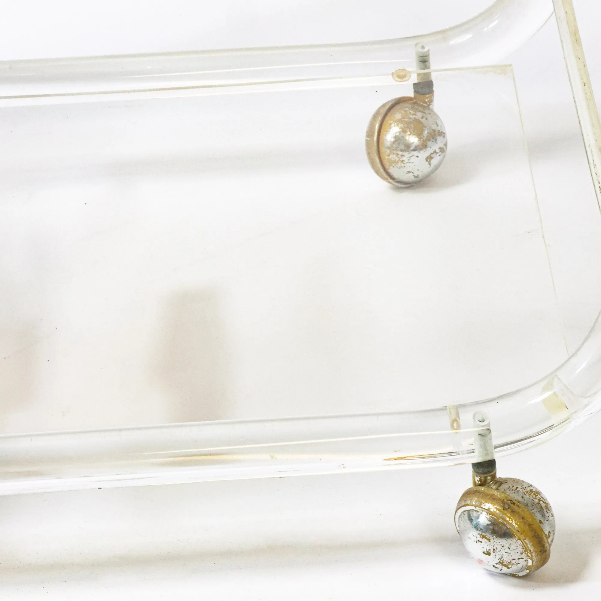 Stellar Lucite Bar Cart