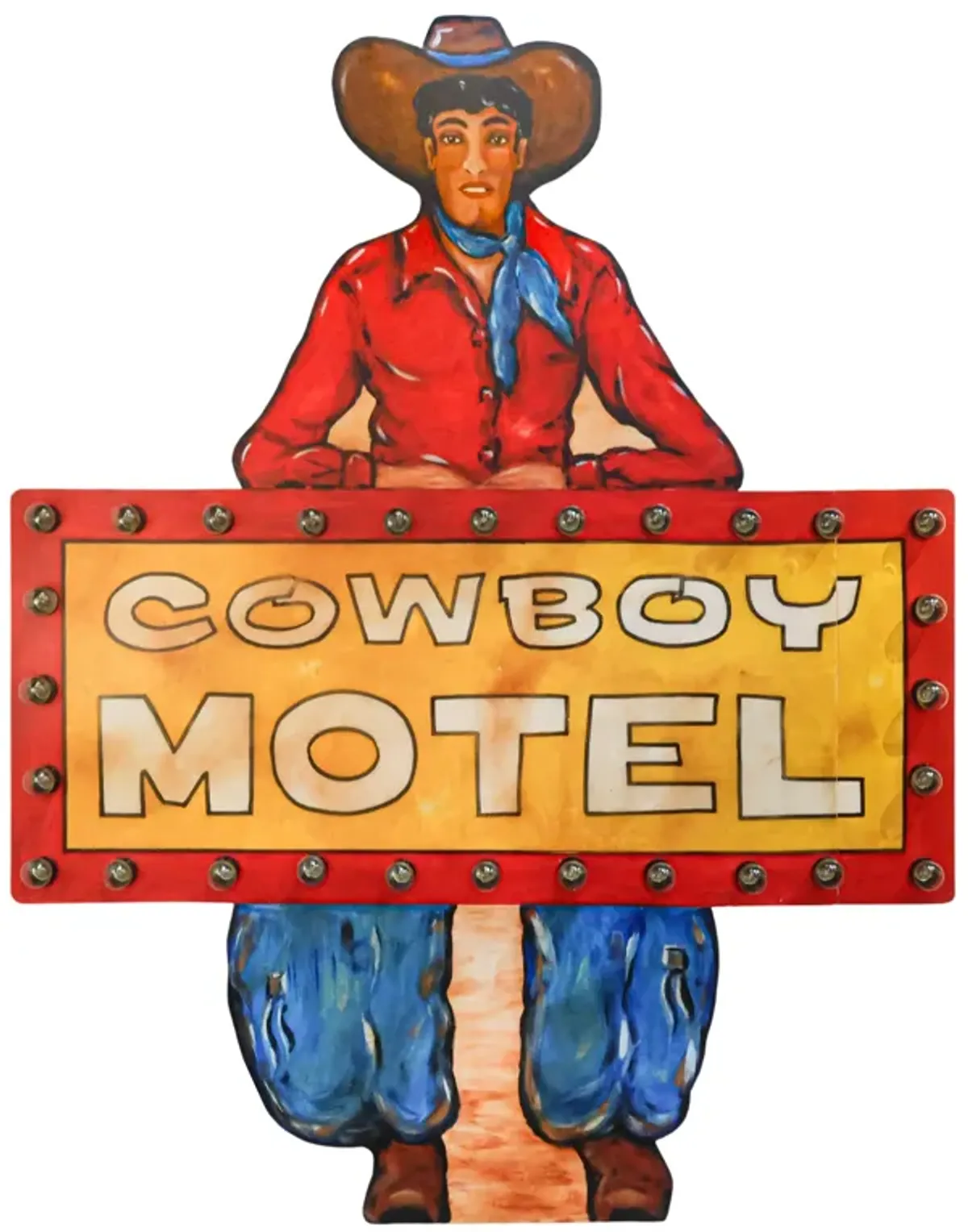 Cowboy Motel Sign