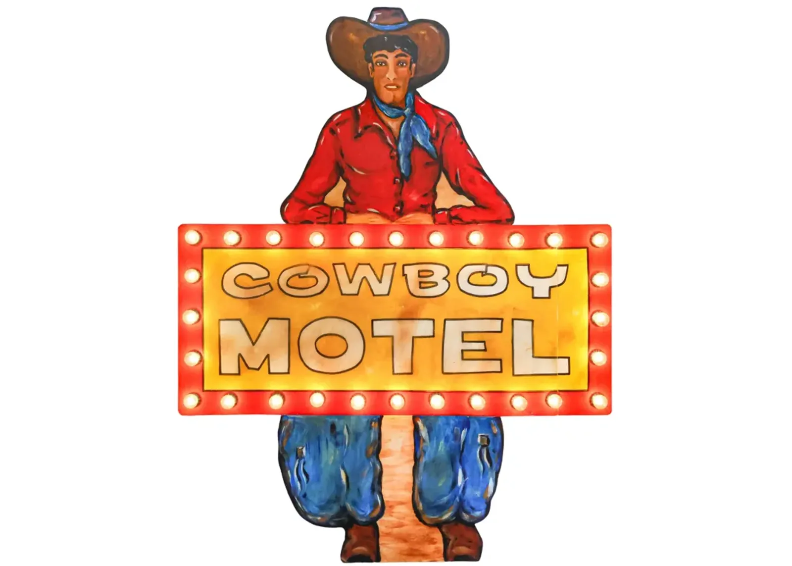 Cowboy Motel Sign