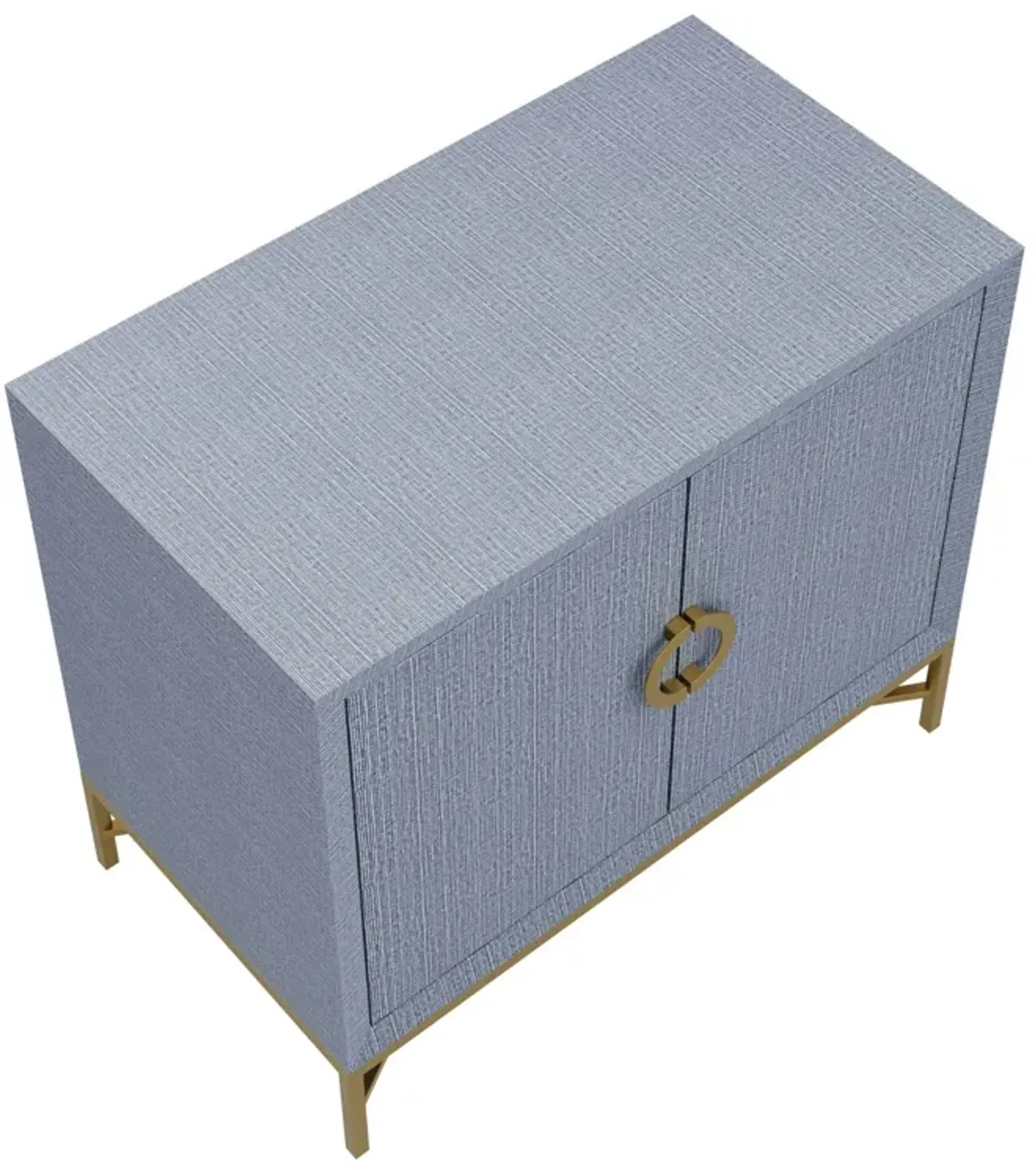 In Stock 36" Monarch Chest in Wesley Grasscloth