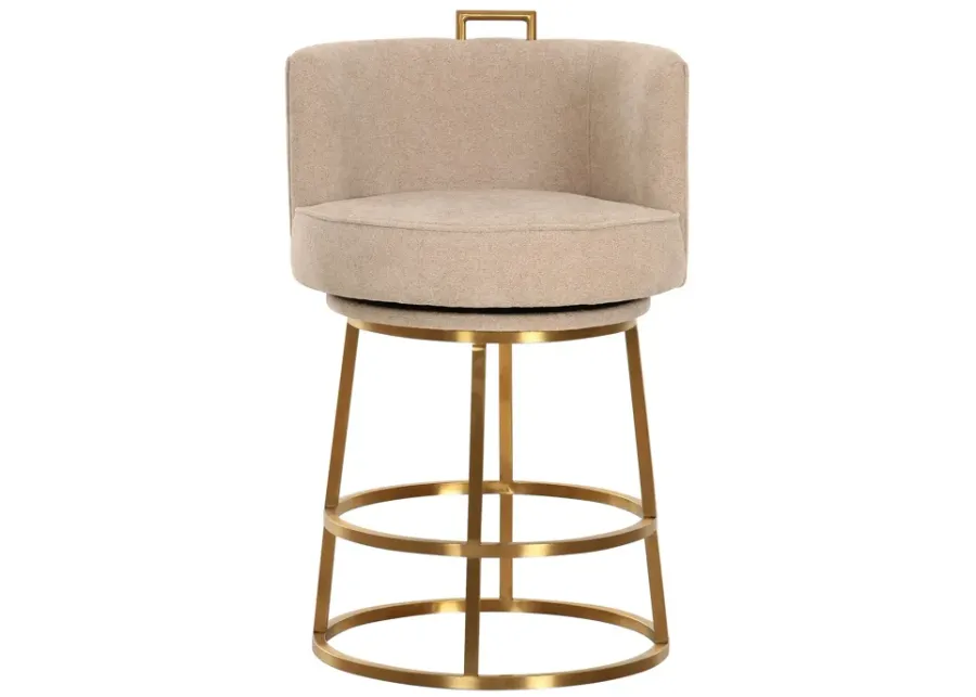 Rosita Counter Stool in Smokey Taupe