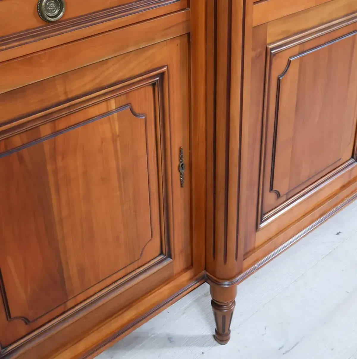 Louis XVI Style Cherry Sideboard c.1930's-40's