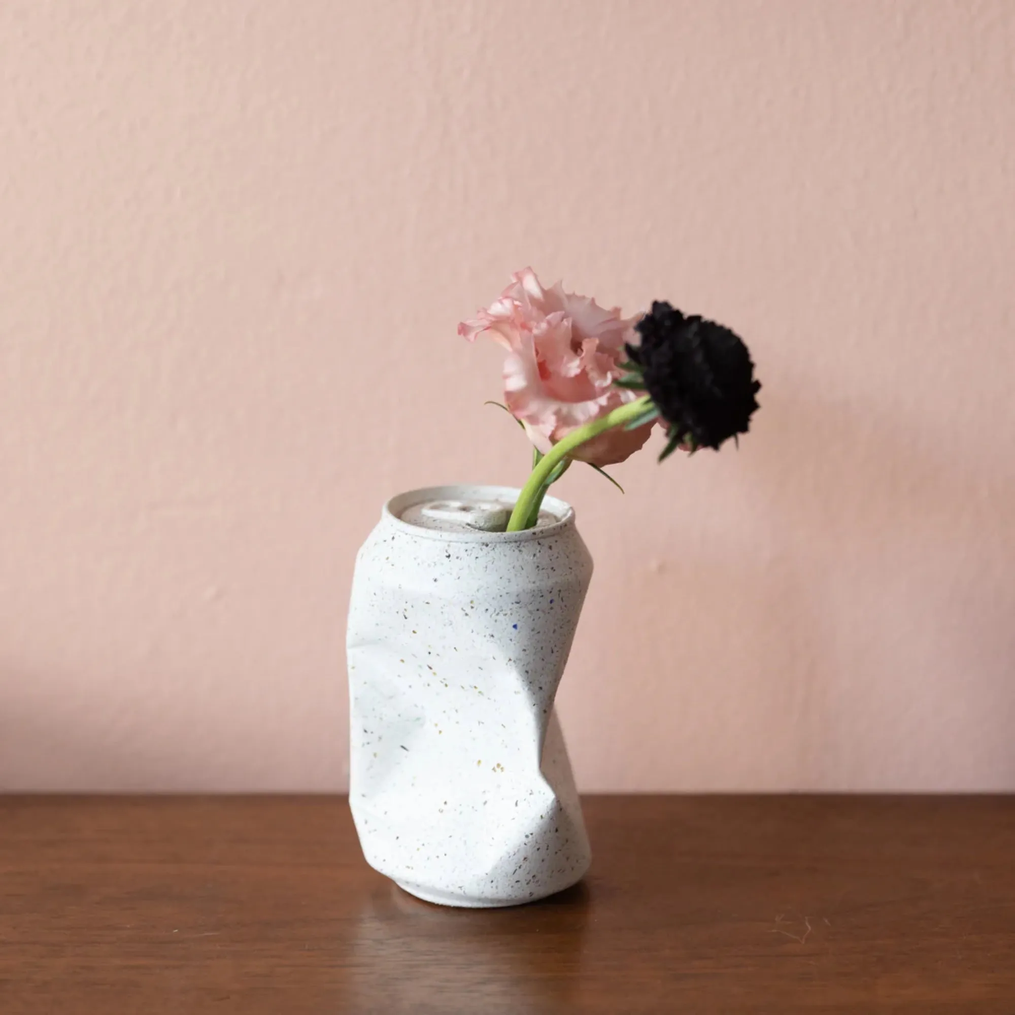 Soda Can - White Terrazzo