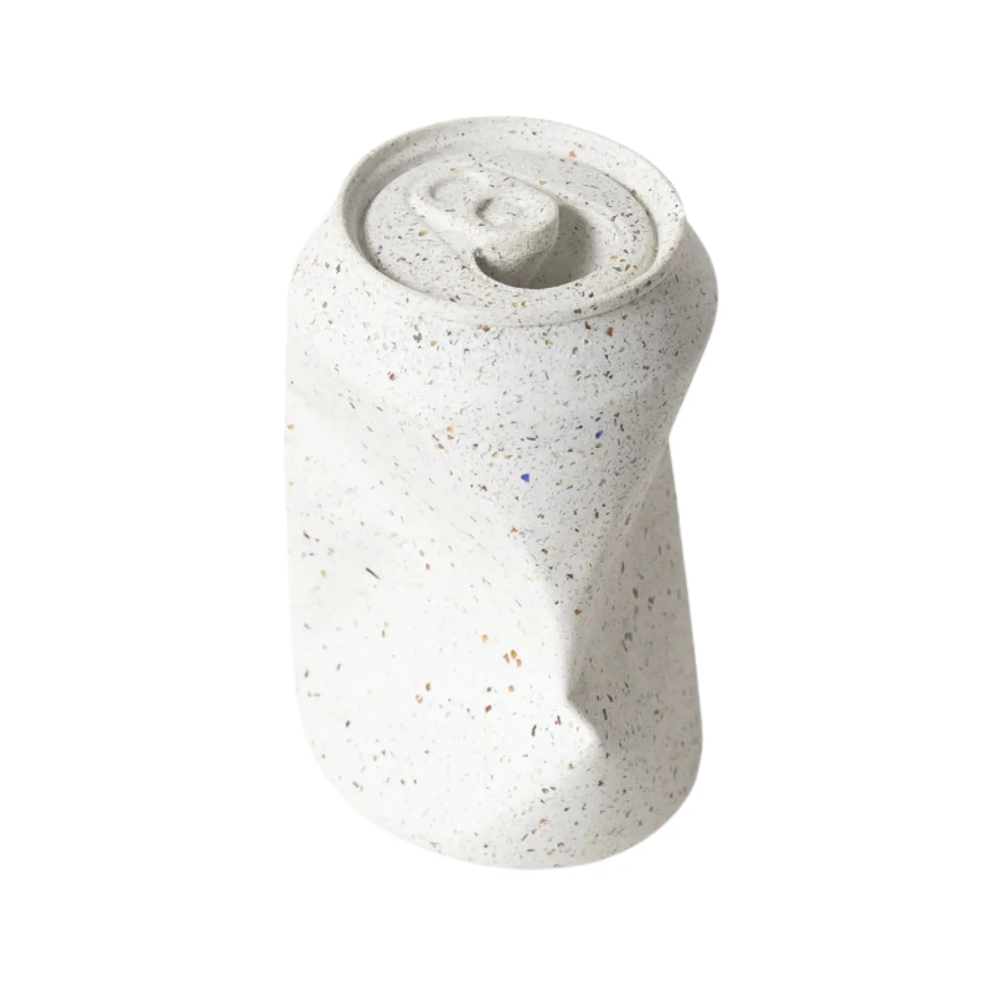 Soda Can - White Terrazzo