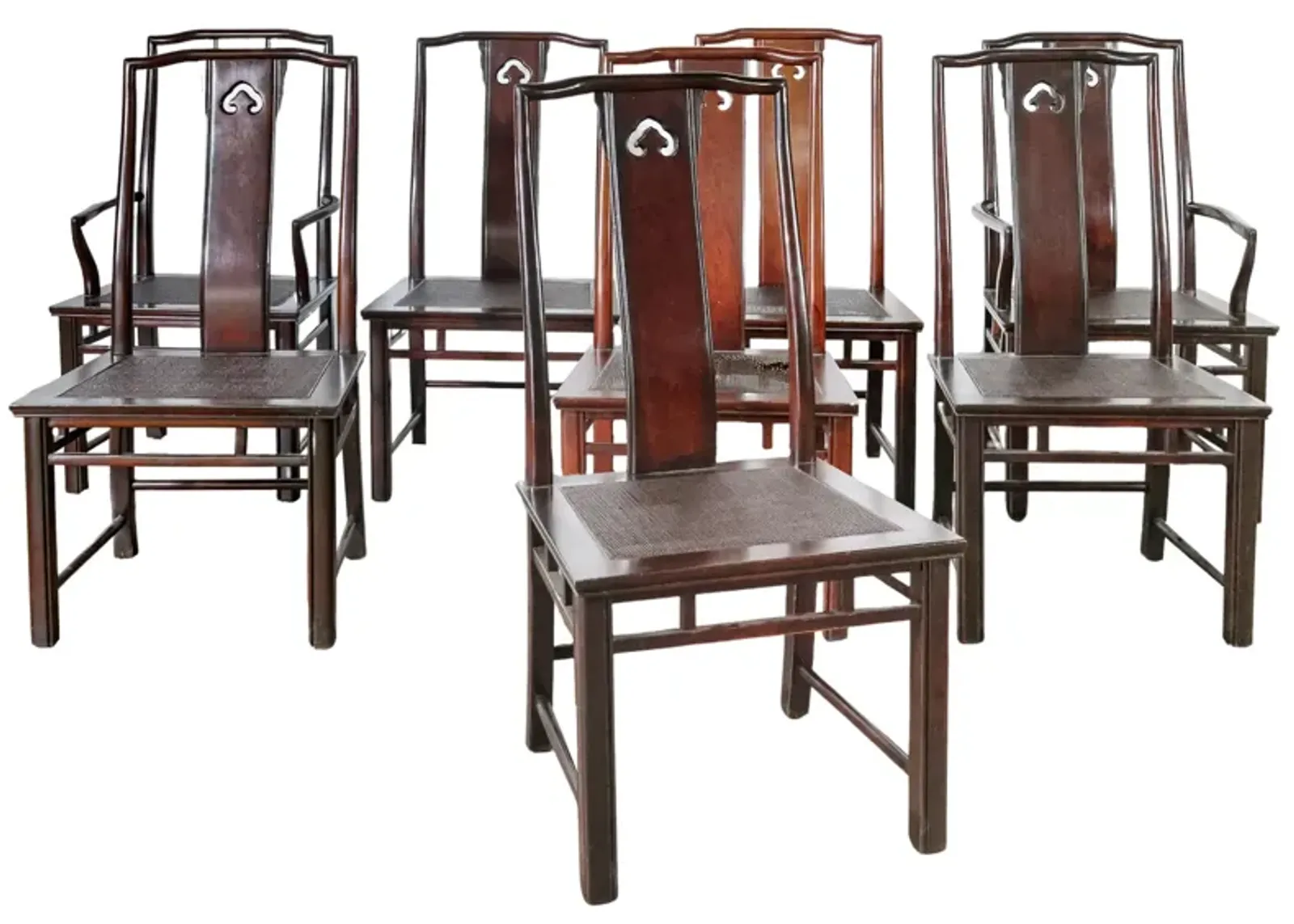 Set of 8 Ming Style Dining Chairs