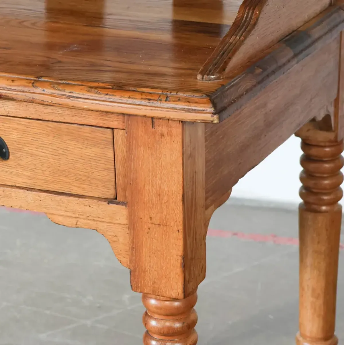 Hand Turned Postmaster's Writing Desk