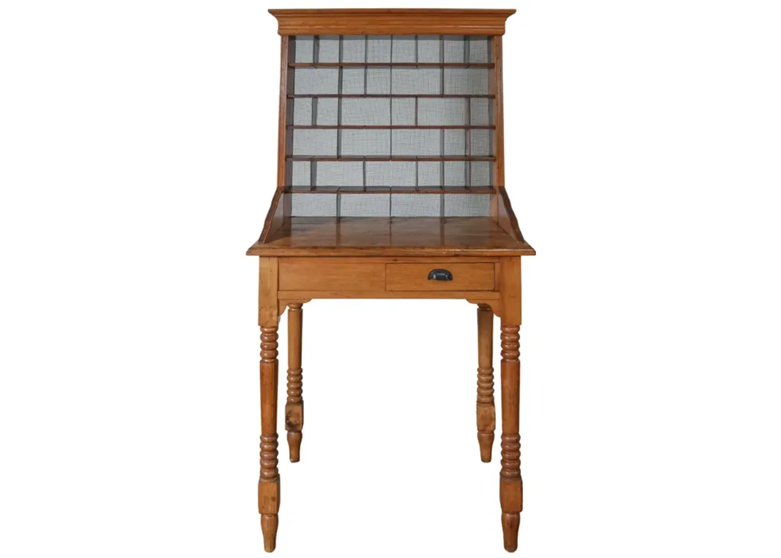 Hand Turned Postmaster's Writing Desk