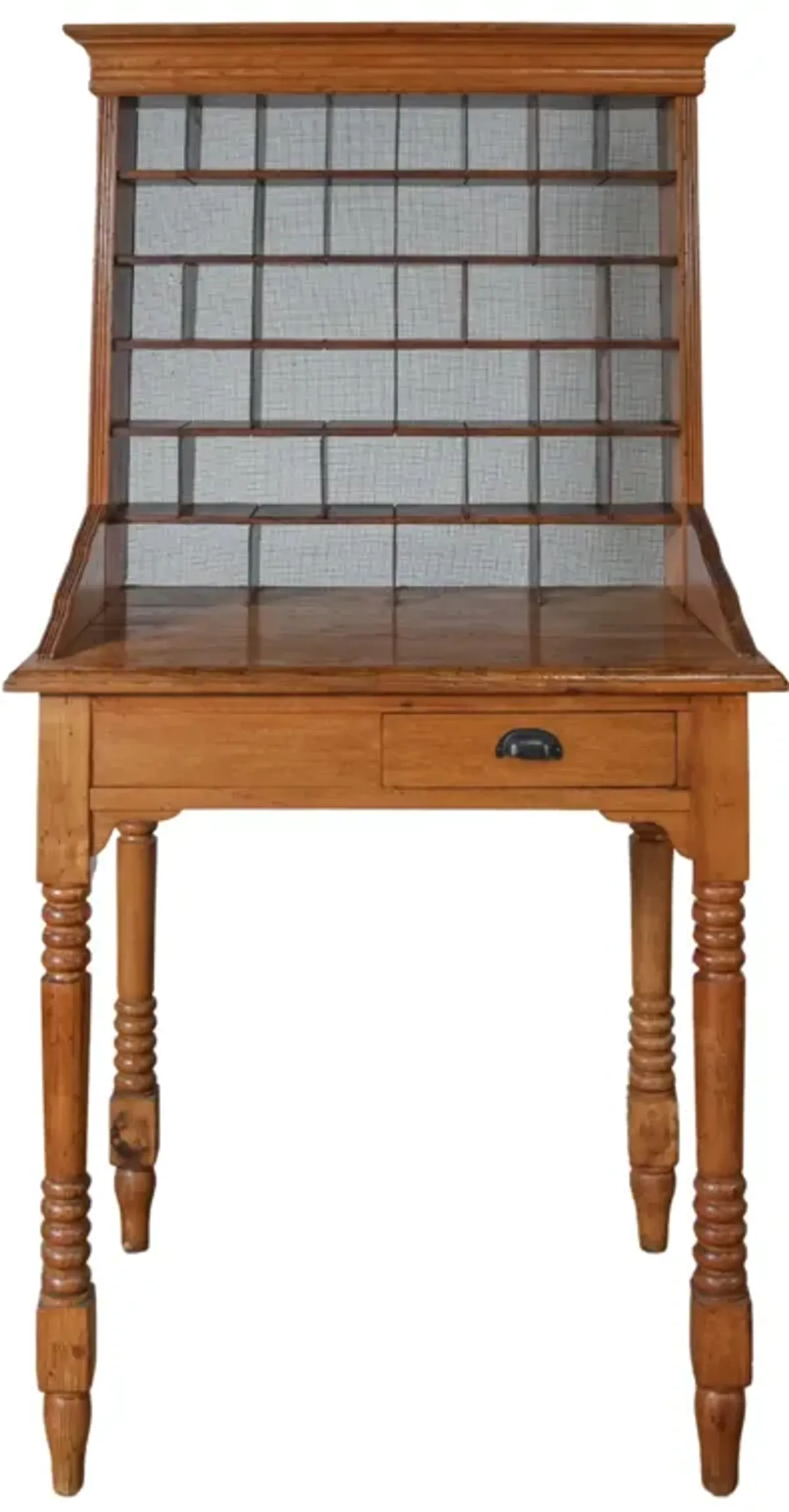 Hand Turned Postmaster's Writing Desk