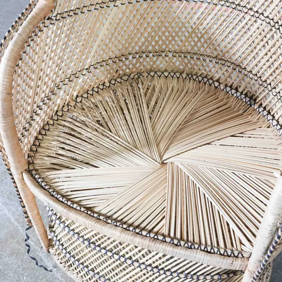 Woven Peacock Chair